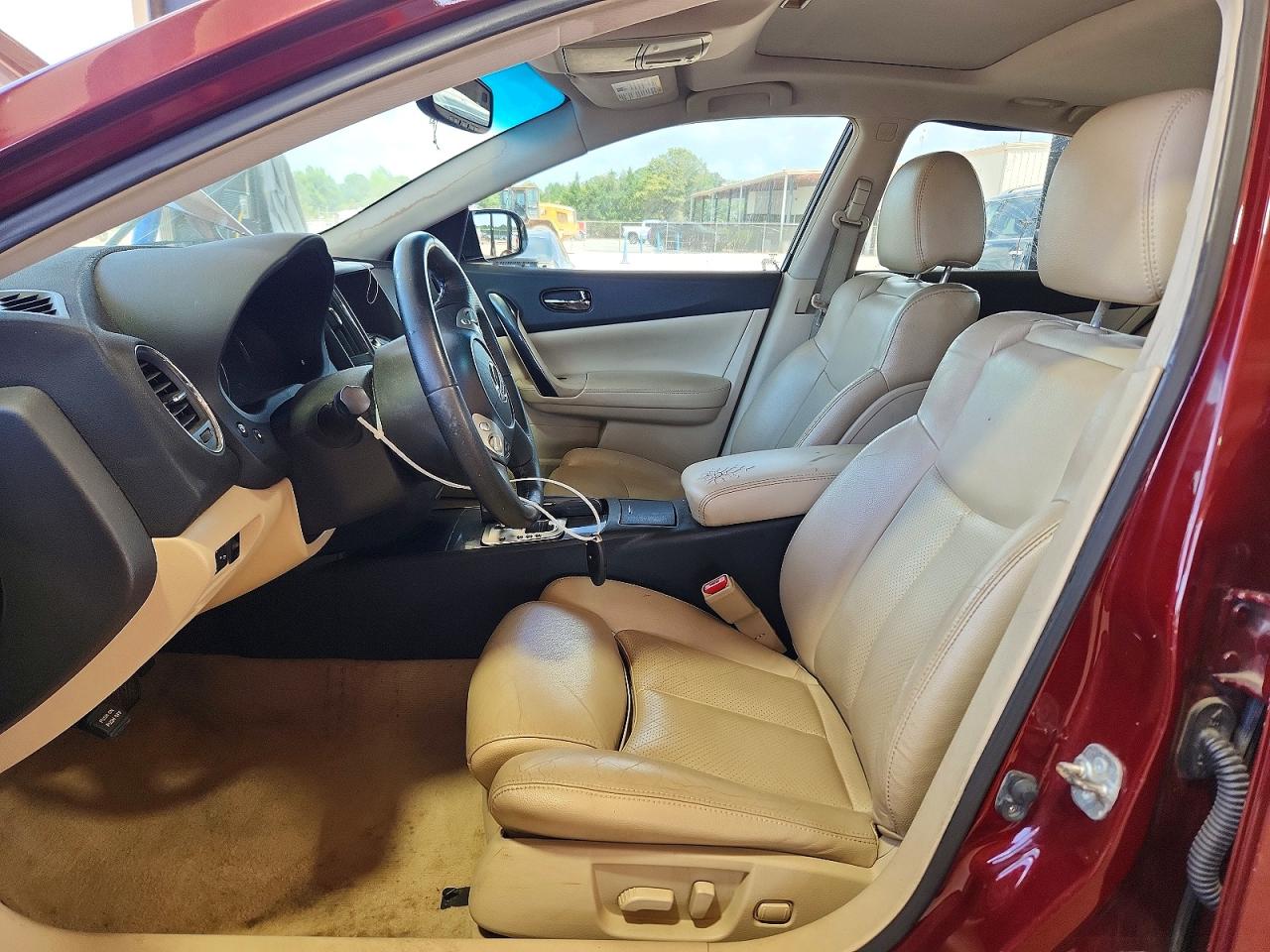 2012 Nissan Maxima 3.5 S Red vin: 1N4AA5AP0CC865683