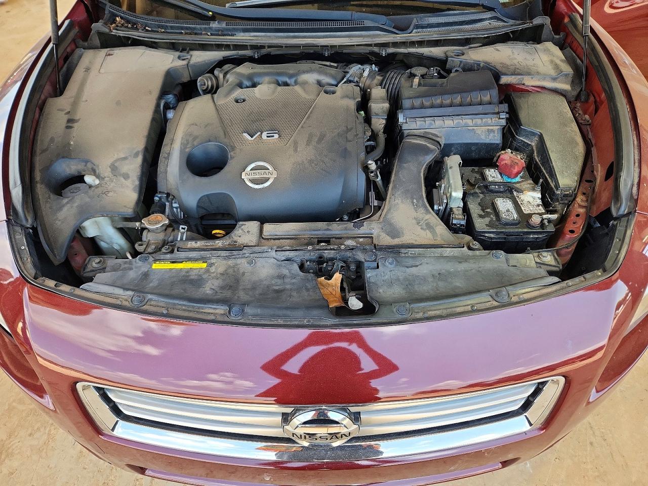 2012 Nissan Maxima 3.5 S Red vin: 1N4AA5AP0CC865683
