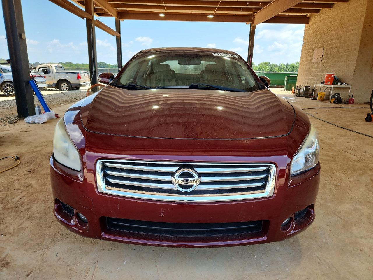 2012 Nissan Maxima 3.5 S Red vin: 1N4AA5AP0CC865683