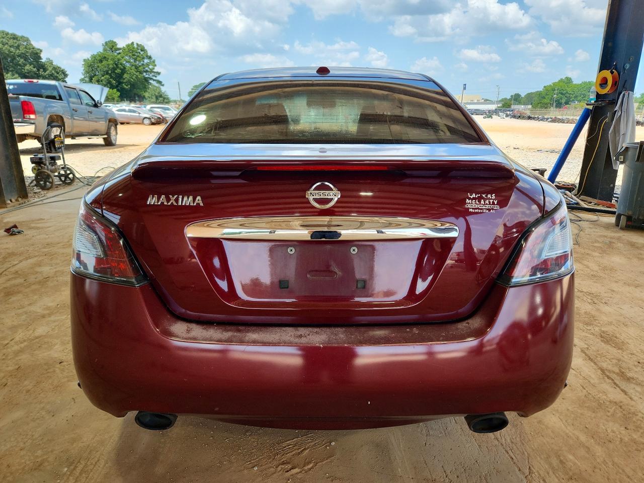 2012 Nissan Maxima 3.5 S Red vin: 1N4AA5AP0CC865683