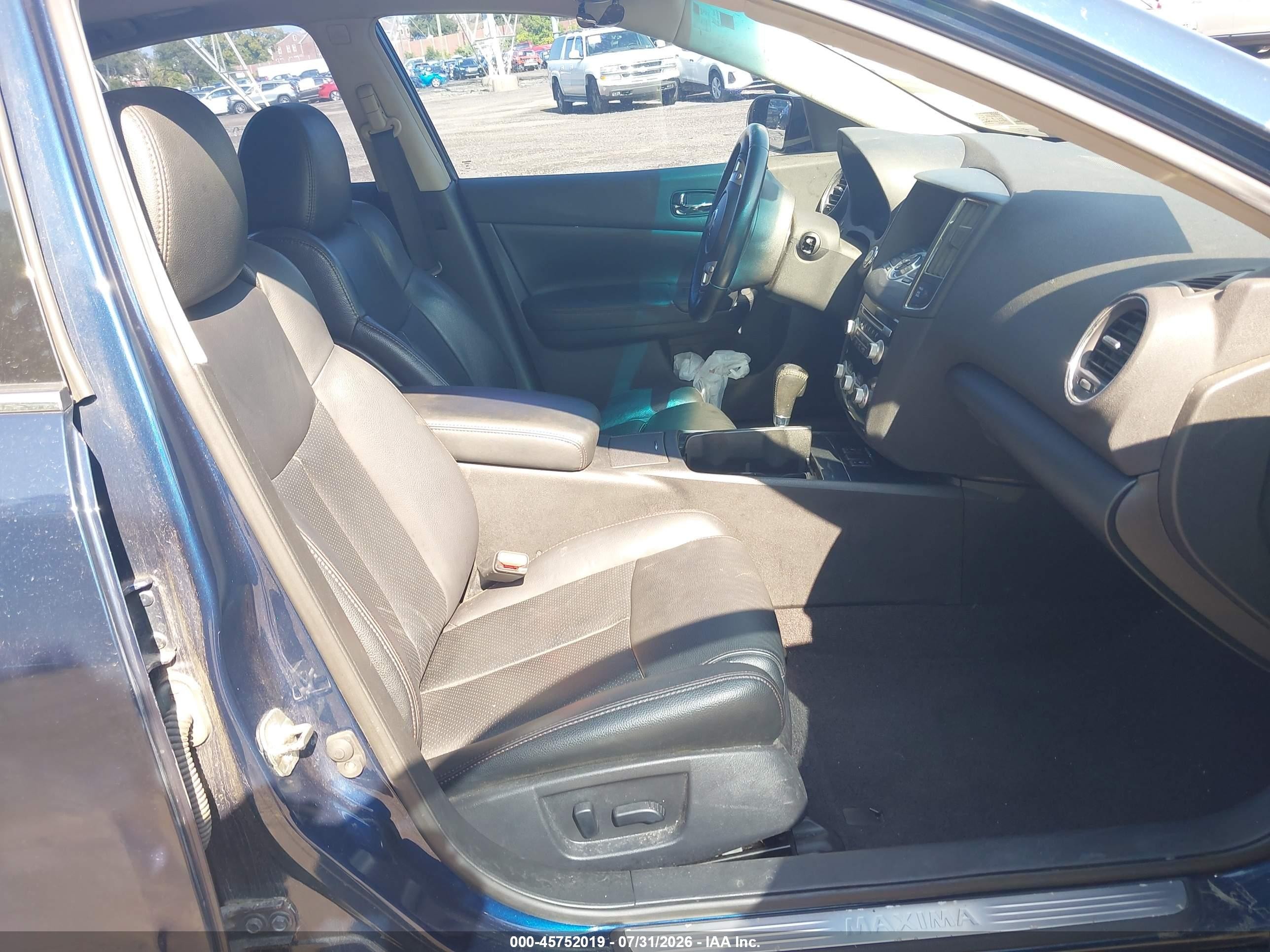 2013 Nissan Maxima 3.5 Sv Blue vin: 1N4AA5AP0DC805887