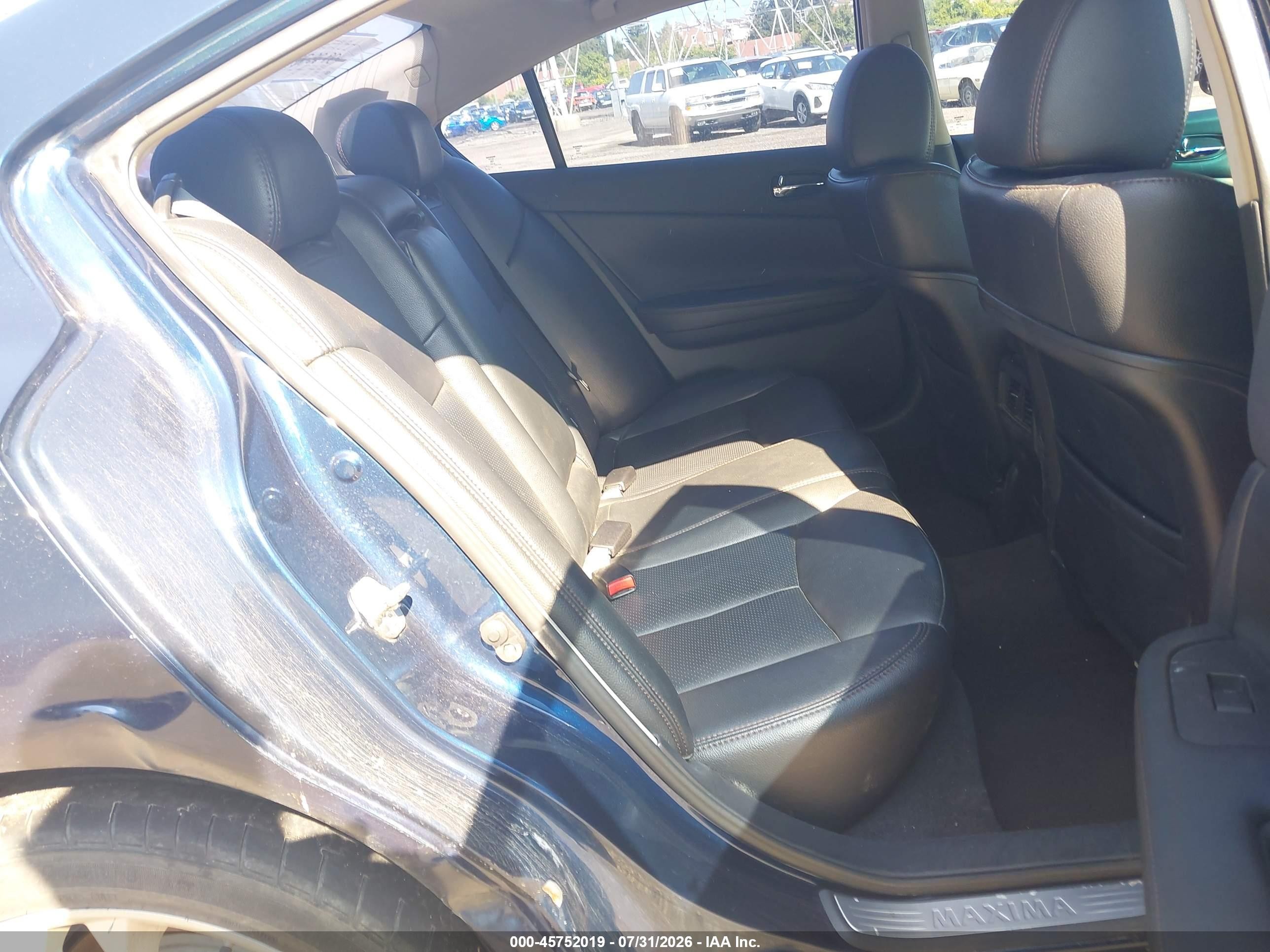 2013 Nissan Maxima 3.5 Sv Blue vin: 1N4AA5AP0DC805887