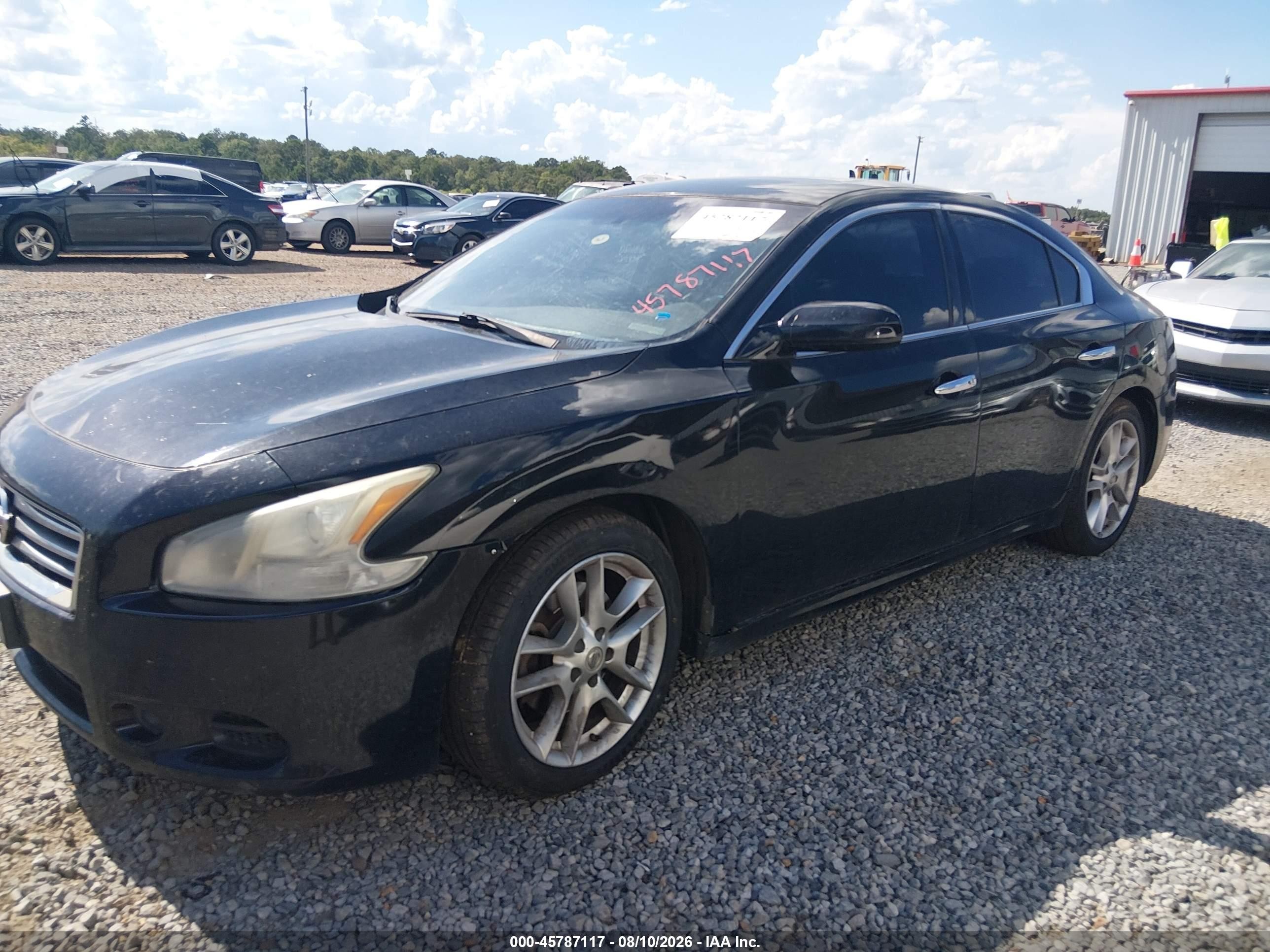 2013 Nissan Maxima 3.5 S Black vin: 1N4AA5AP0DC807123