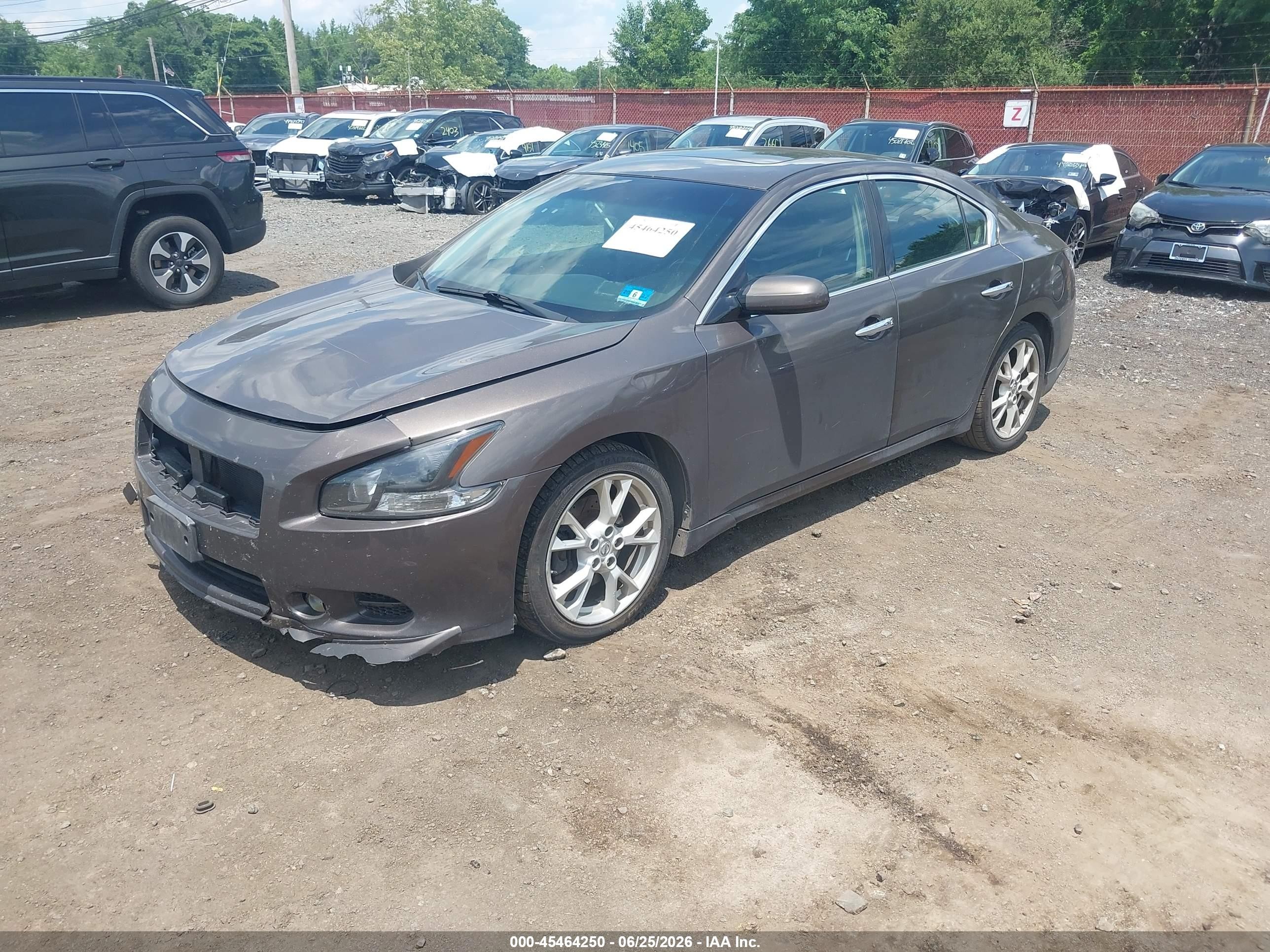 2013 Nissan Maxima 3.5 S Brown vin: 1N4AA5AP0DC810362
