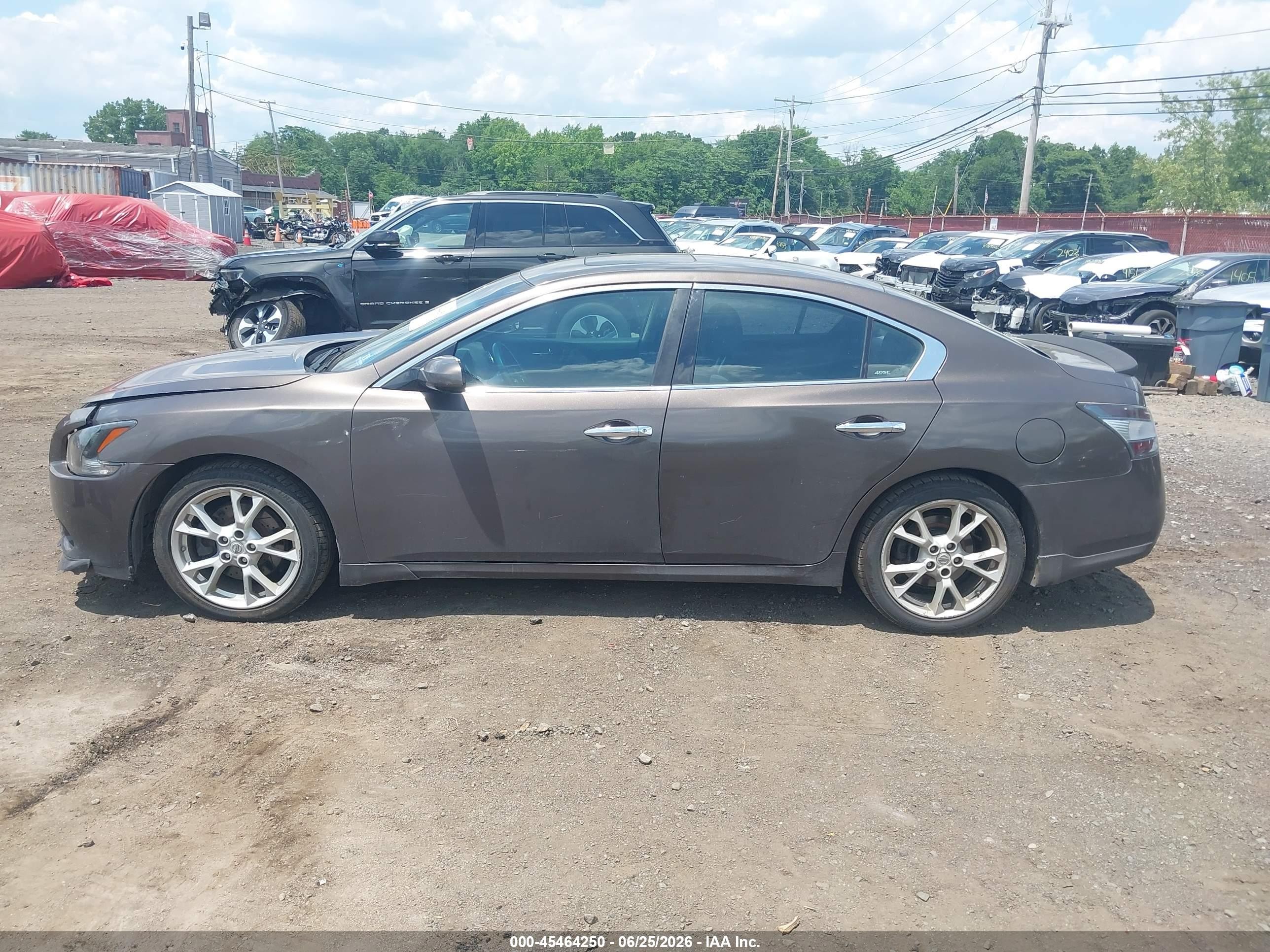 2013 Nissan Maxima 3.5 S Brown vin: 1N4AA5AP0DC810362