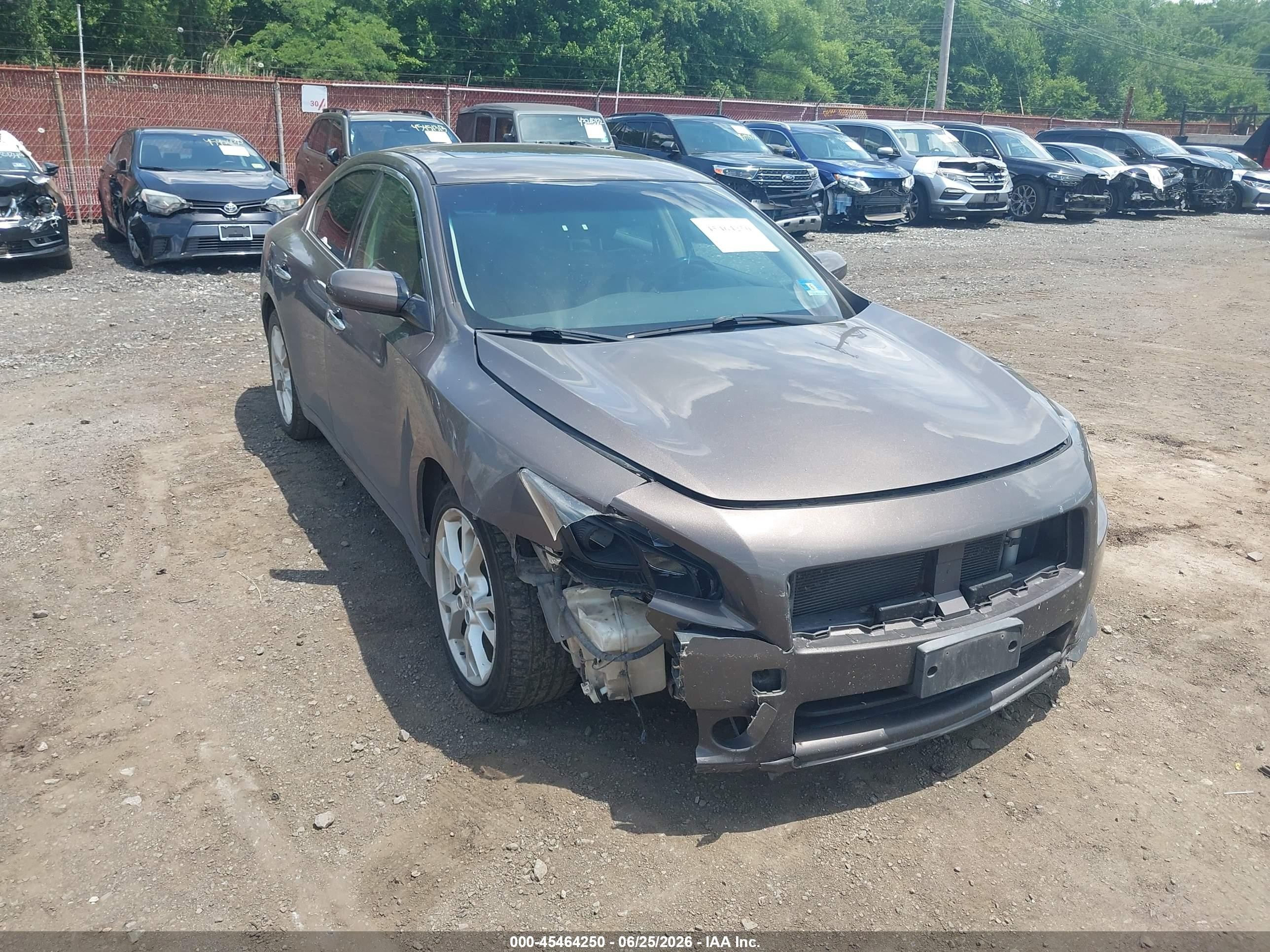 2013 Nissan Maxima 3.5 S Brown vin: 1N4AA5AP0DC810362