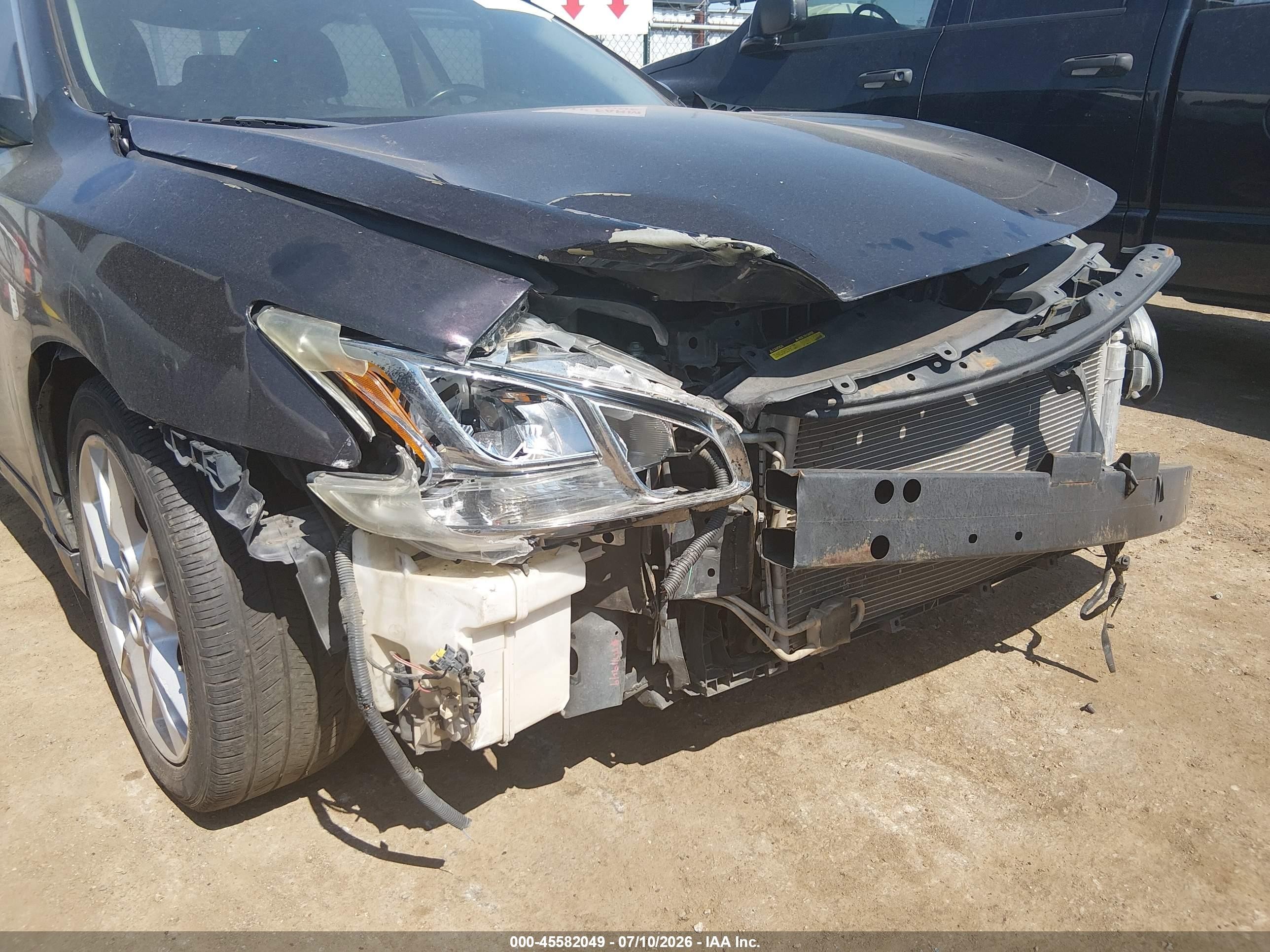 2013 Nissan Maxima 3.5 S Black vin: 1N4AA5AP0DC810927