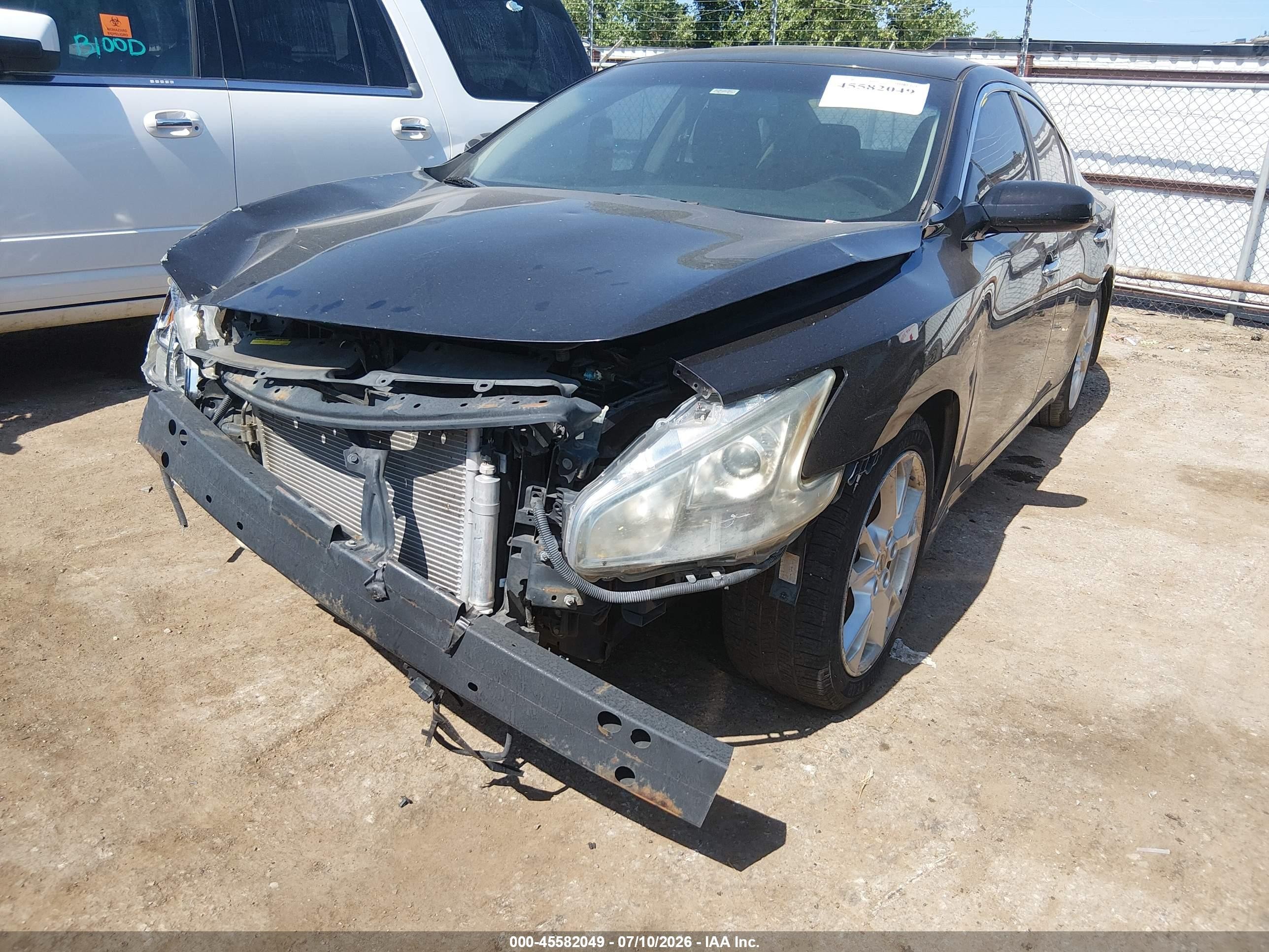 2013 Nissan Maxima 3.5 S Black vin: 1N4AA5AP0DC810927