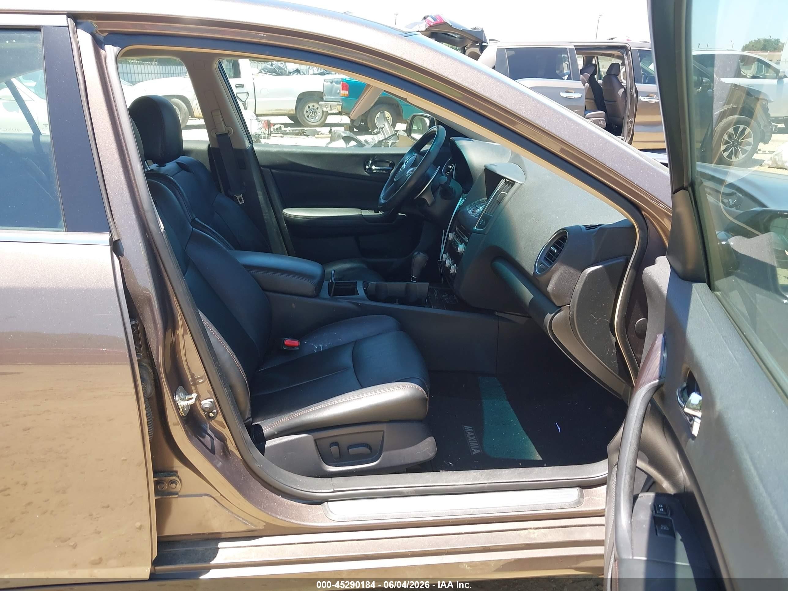 2013 Nissan Maxima 3.5 Sv Brown vin: 1N4AA5AP0DC813956