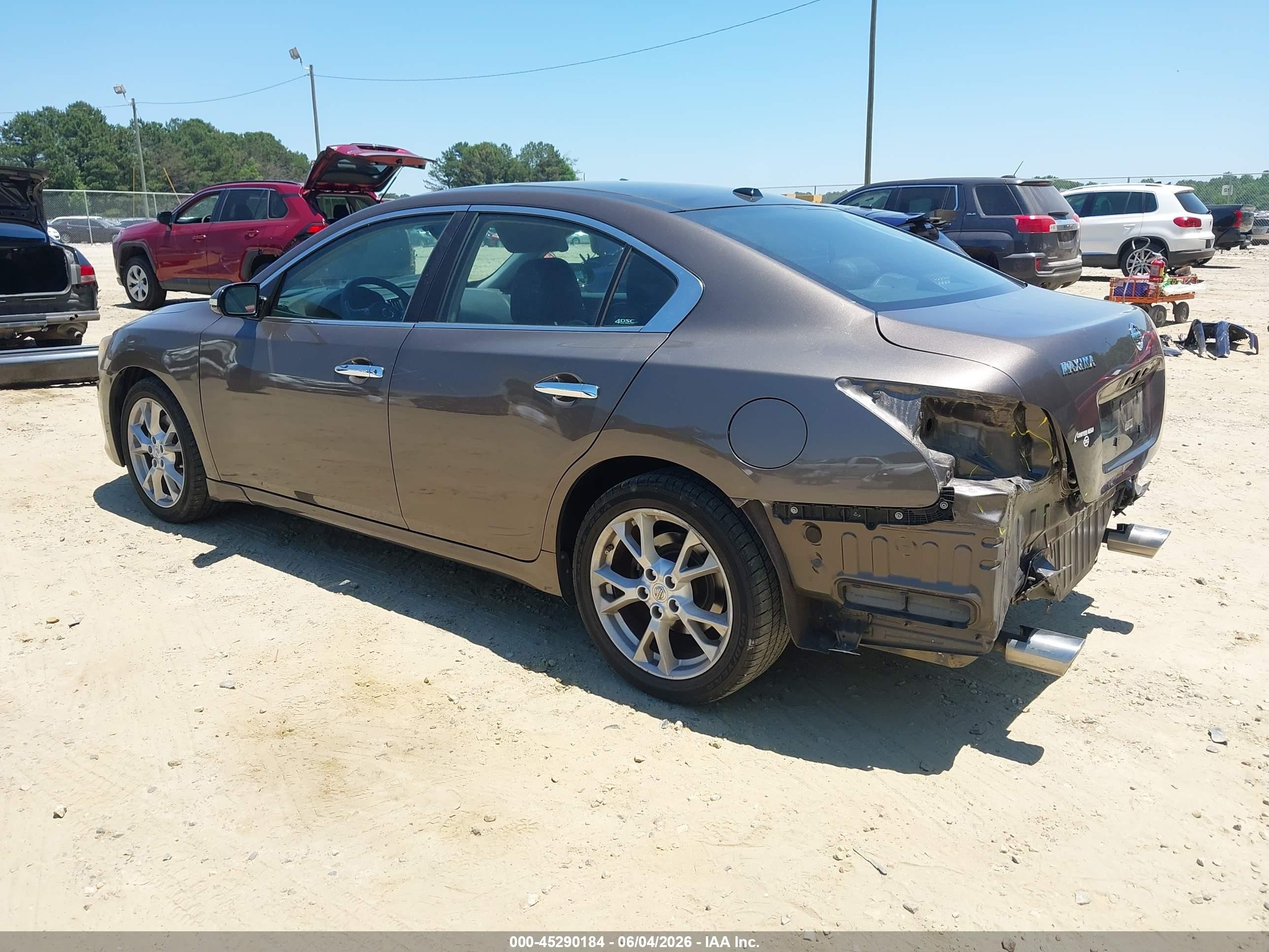2013 Nissan Maxima 3.5 Sv Brown vin: 1N4AA5AP0DC813956