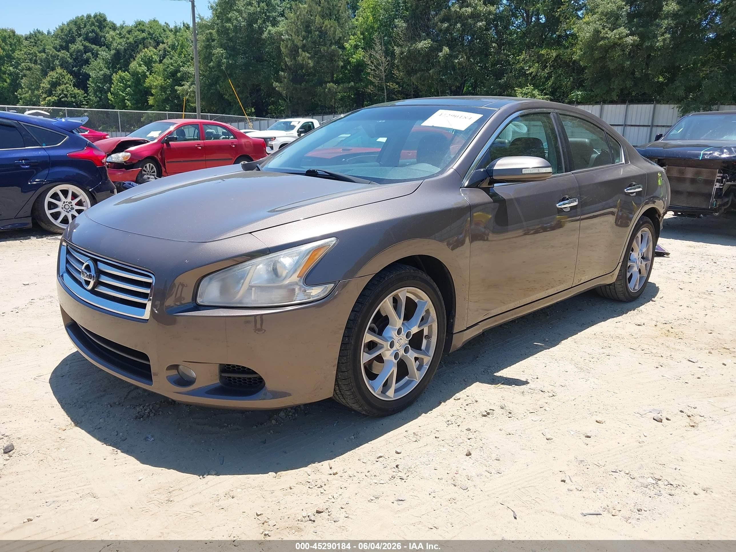 2013 Nissan Maxima 3.5 Sv Brown vin: 1N4AA5AP0DC813956