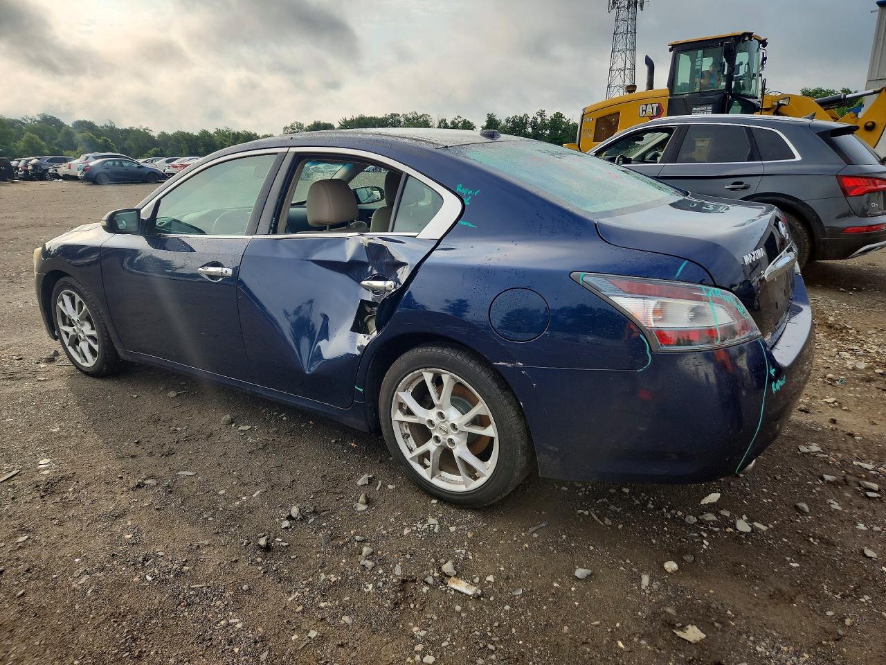 2013 Nissan Maxima 3.5 Sv Blue vin: 1N4AA5AP0DC822026