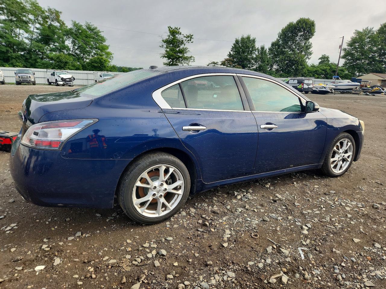 2013 Nissan Maxima 3.5 Sv Blue vin: 1N4AA5AP0DC822026