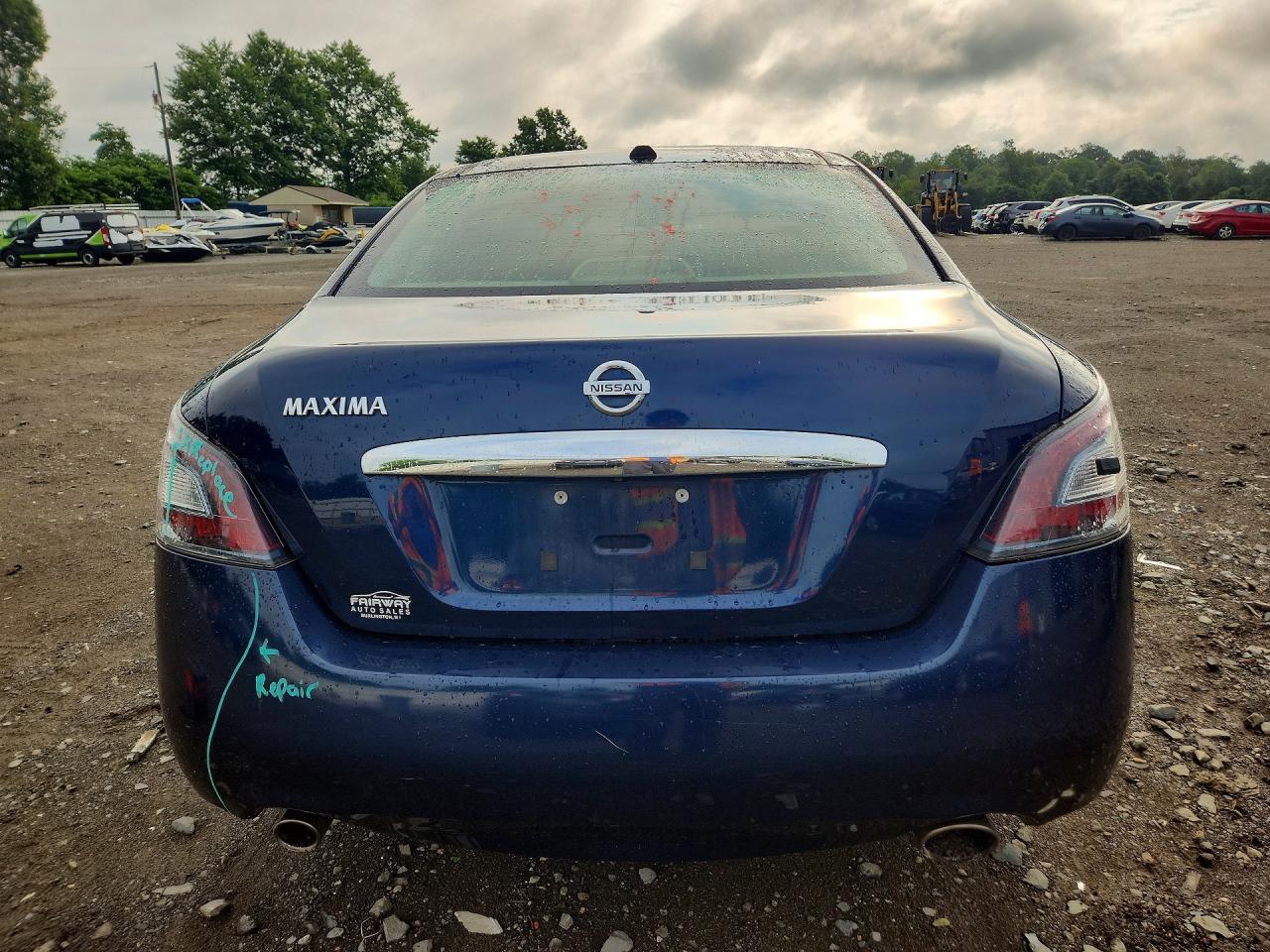 2013 Nissan Maxima 3.5 Sv Blue vin: 1N4AA5AP0DC822026