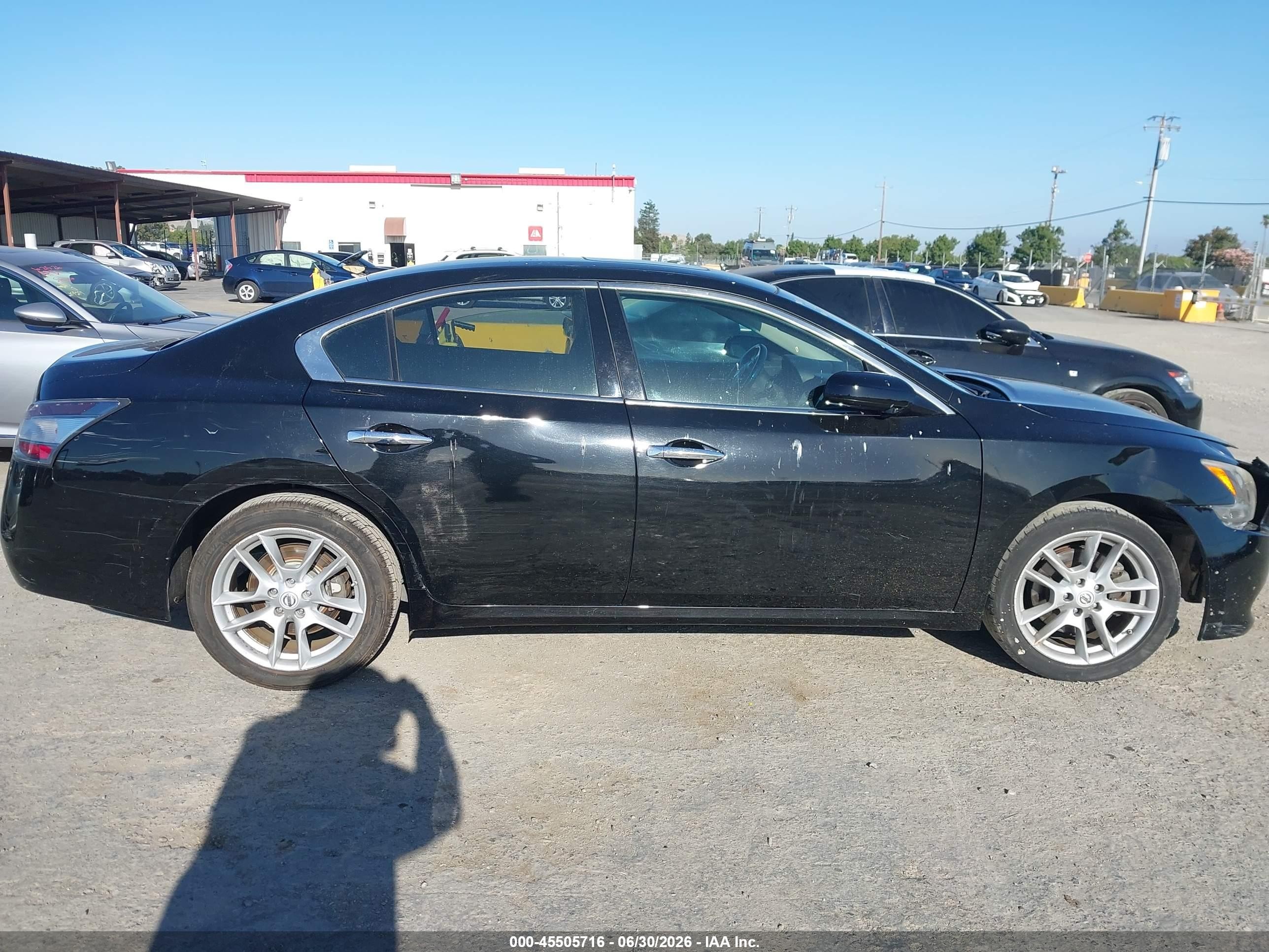 2013 Nissan Maxima 3.5 S Black vin: 1N4AA5AP0DC837318