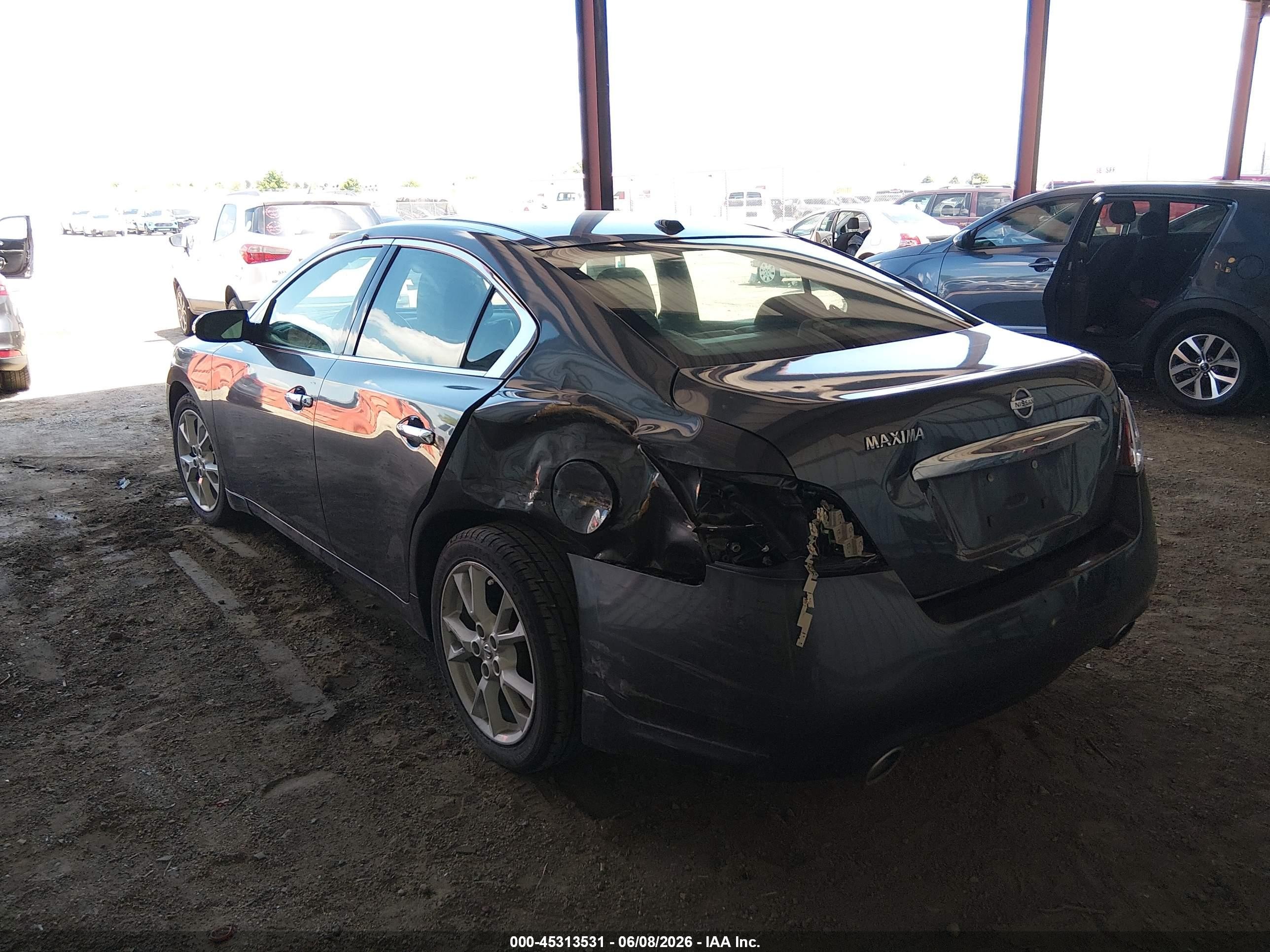 2013 Nissan Maxima 3.5 Sv Gray vin: 1N4AA5AP0DC839859