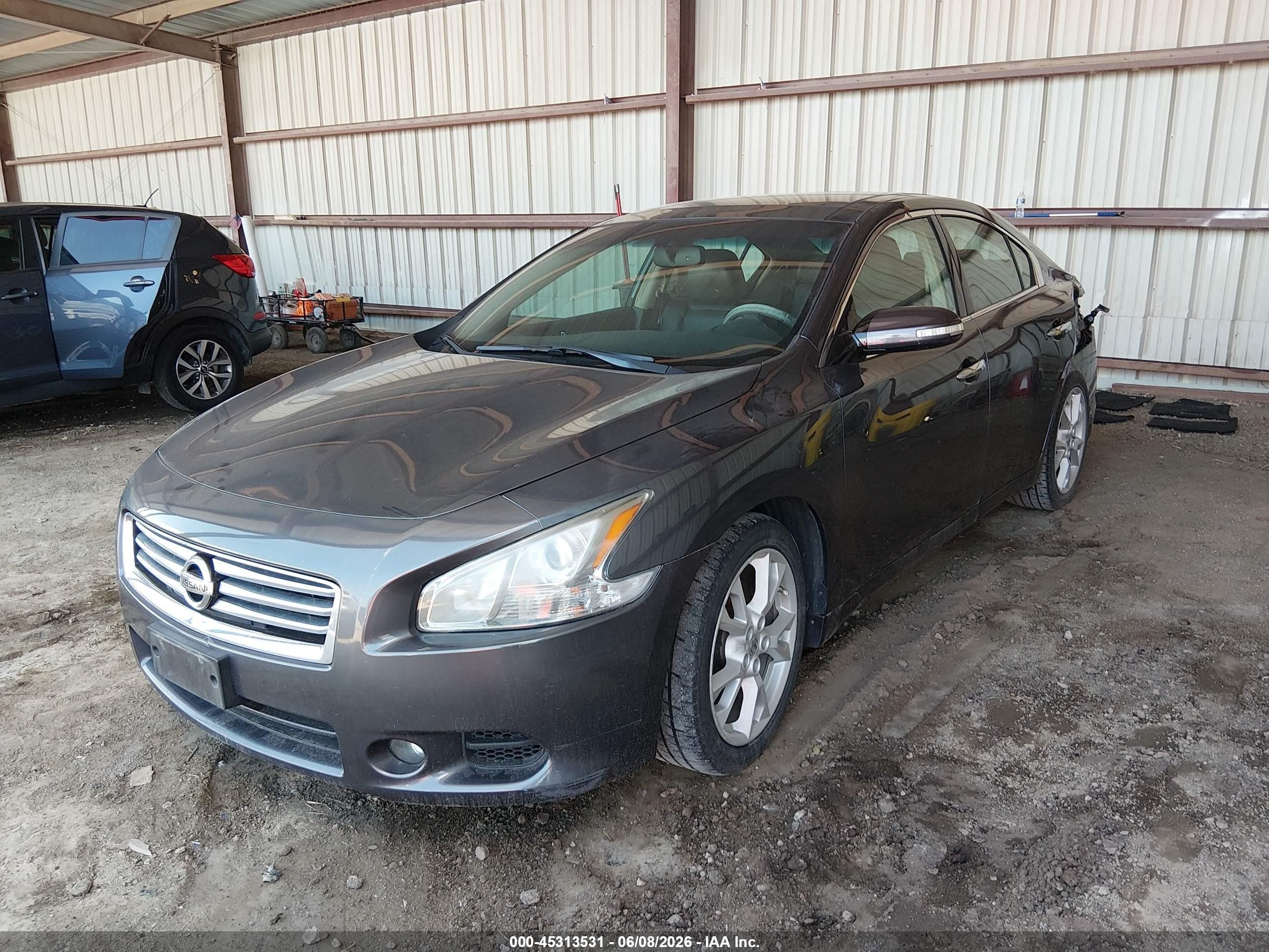 2013 Nissan Maxima 3.5 Sv Gray vin: 1N4AA5AP0DC839859
