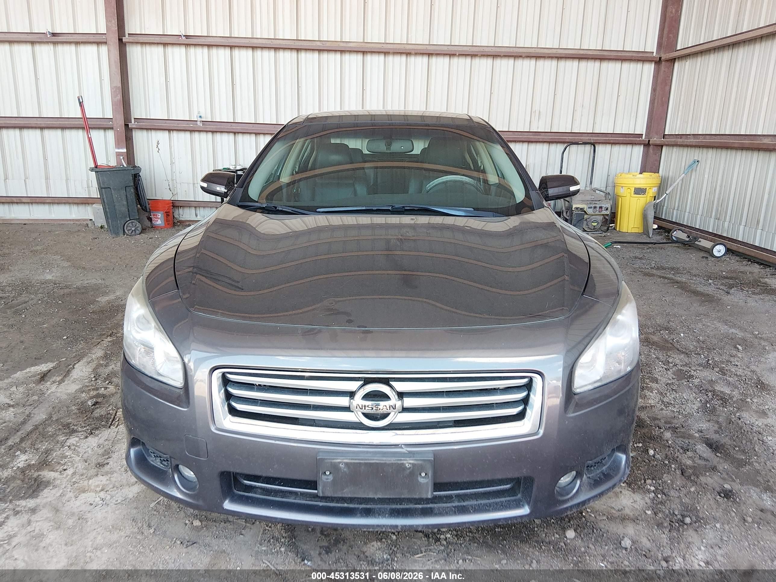 2013 Nissan Maxima 3.5 Sv Gray vin: 1N4AA5AP0DC839859