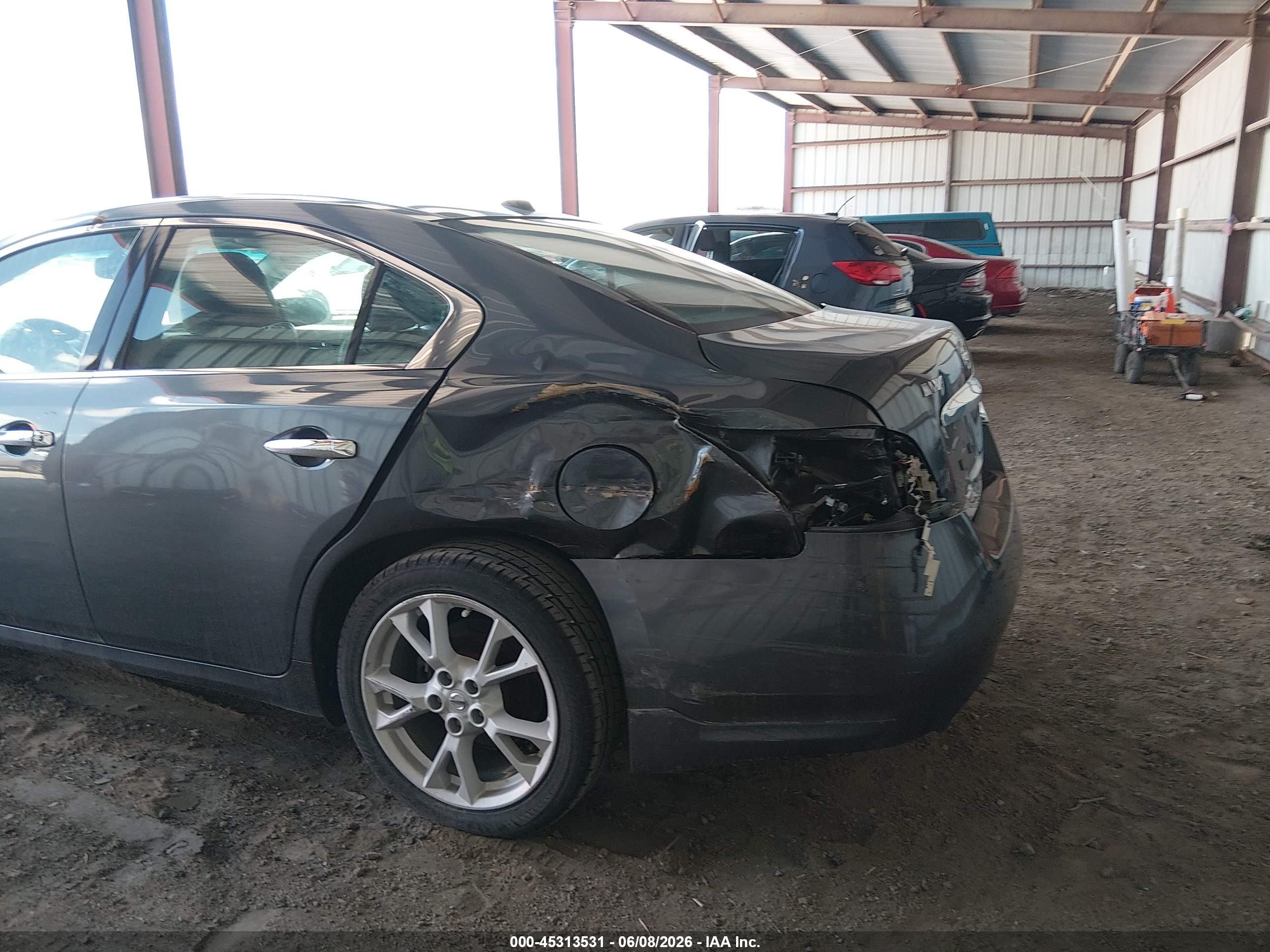 2013 Nissan Maxima 3.5 Sv Gray vin: 1N4AA5AP0DC839859