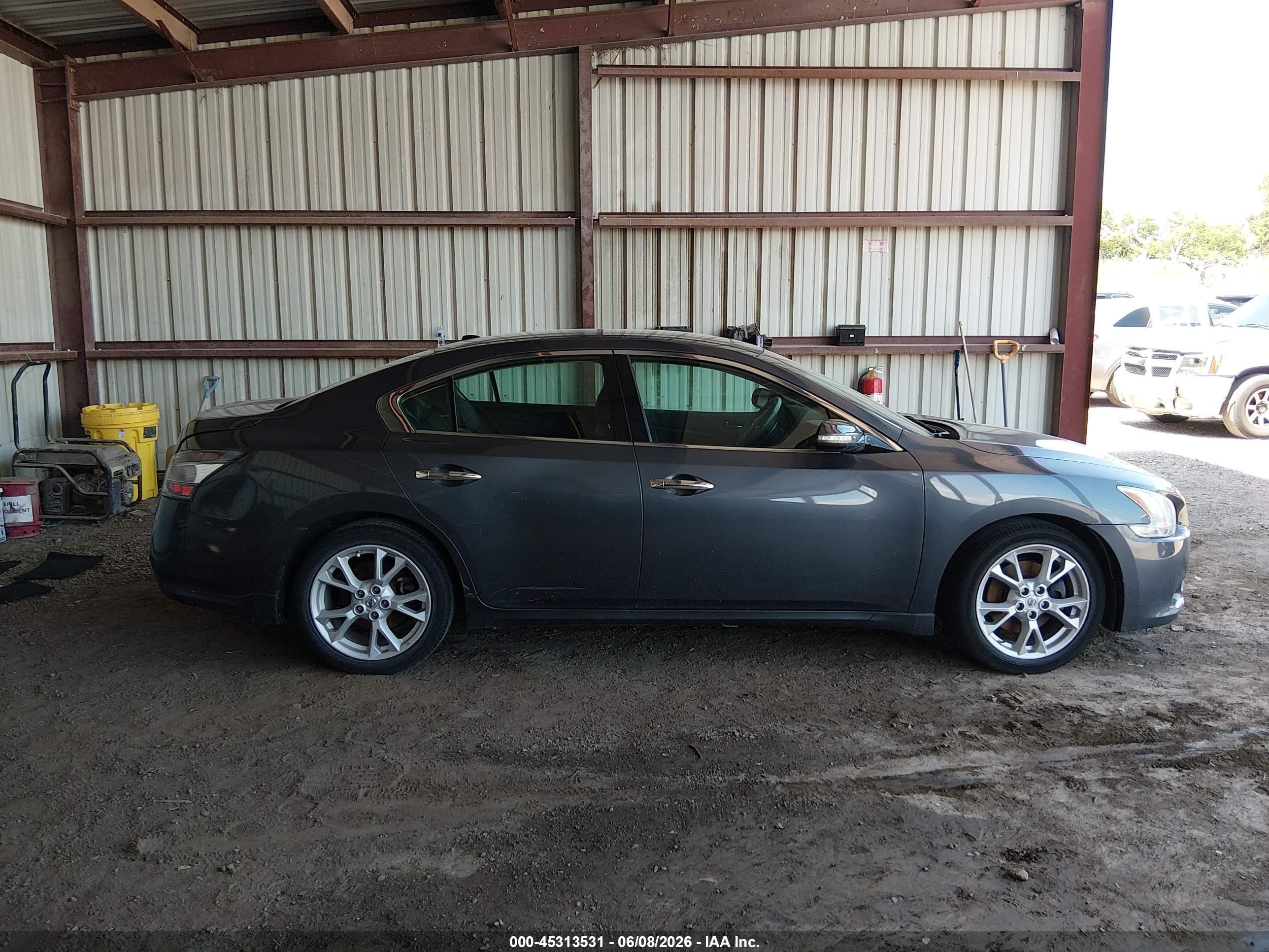 2013 Nissan Maxima 3.5 Sv Gray vin: 1N4AA5AP0DC839859
