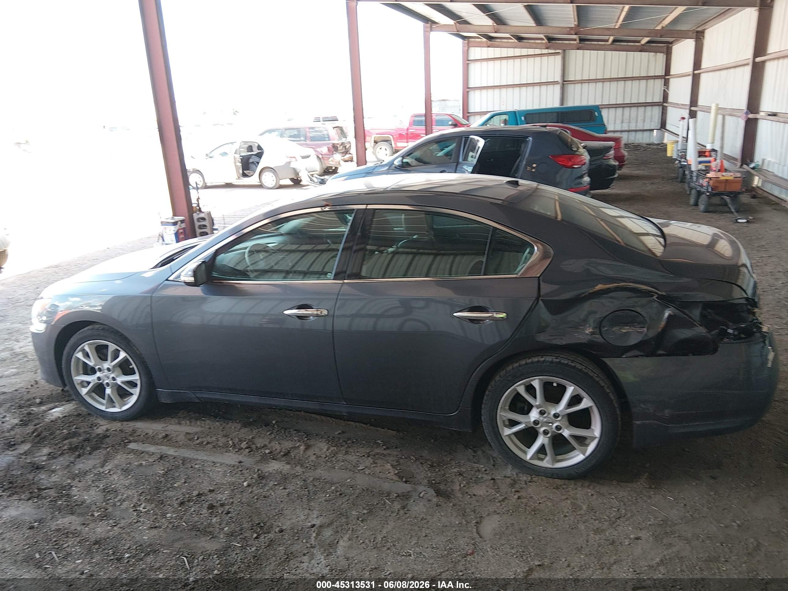2013 Nissan Maxima 3.5 Sv Gray vin: 1N4AA5AP0DC839859