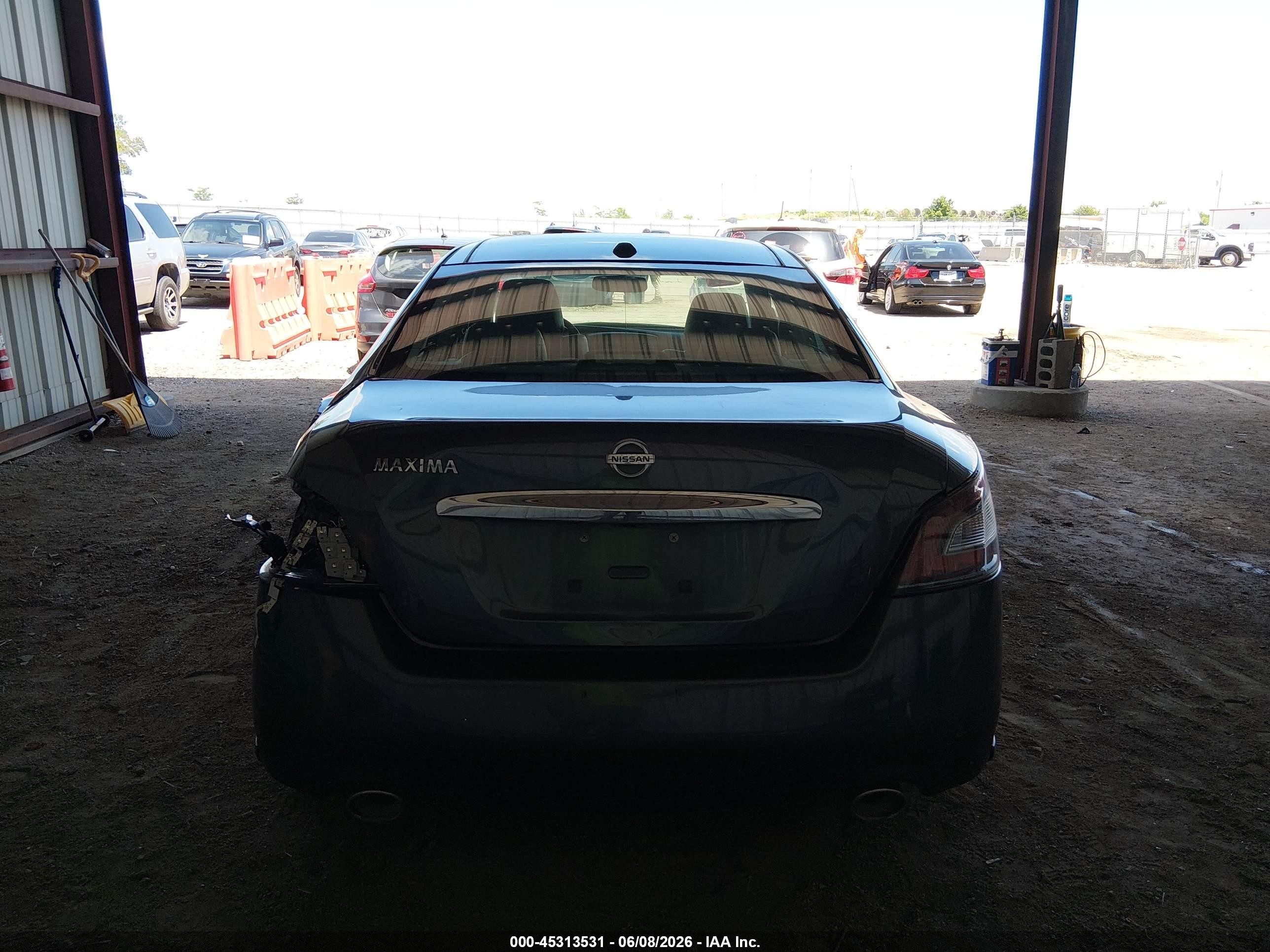 2013 Nissan Maxima 3.5 Sv Gray vin: 1N4AA5AP0DC839859