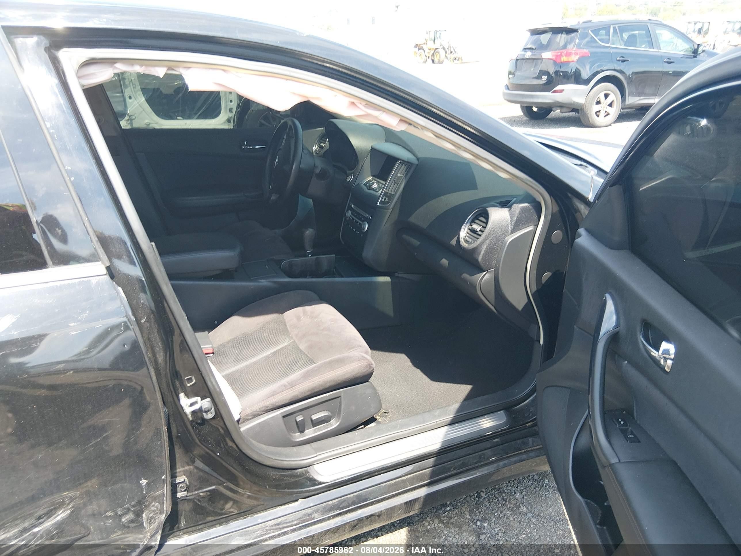 2014 Nissan Maxima 3.5 S Black vin: 1N4AA5AP0EC430004