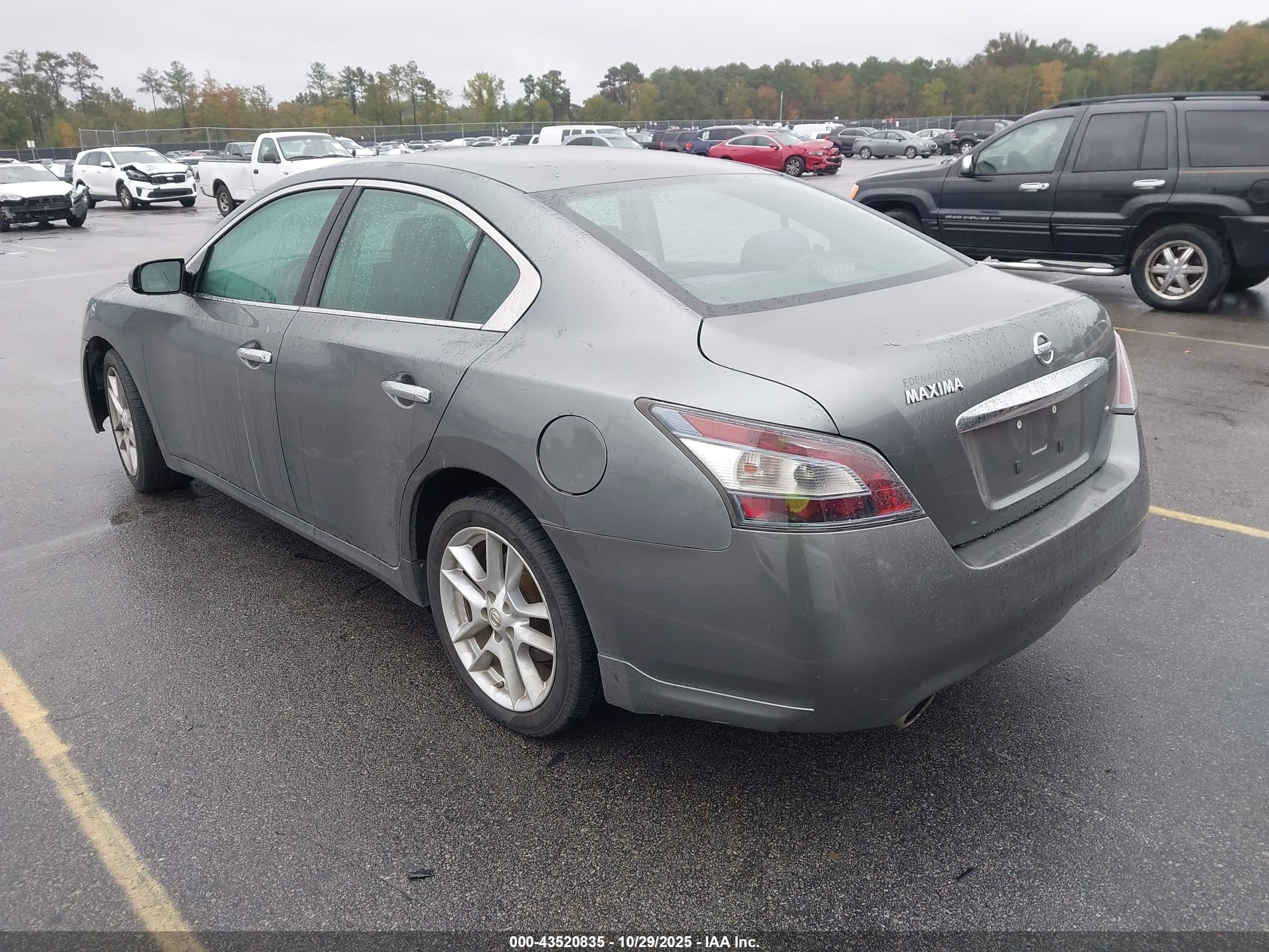 2014 Nissan Maxima 3.5 S Silver vin: 1N4AA5AP0EC436188