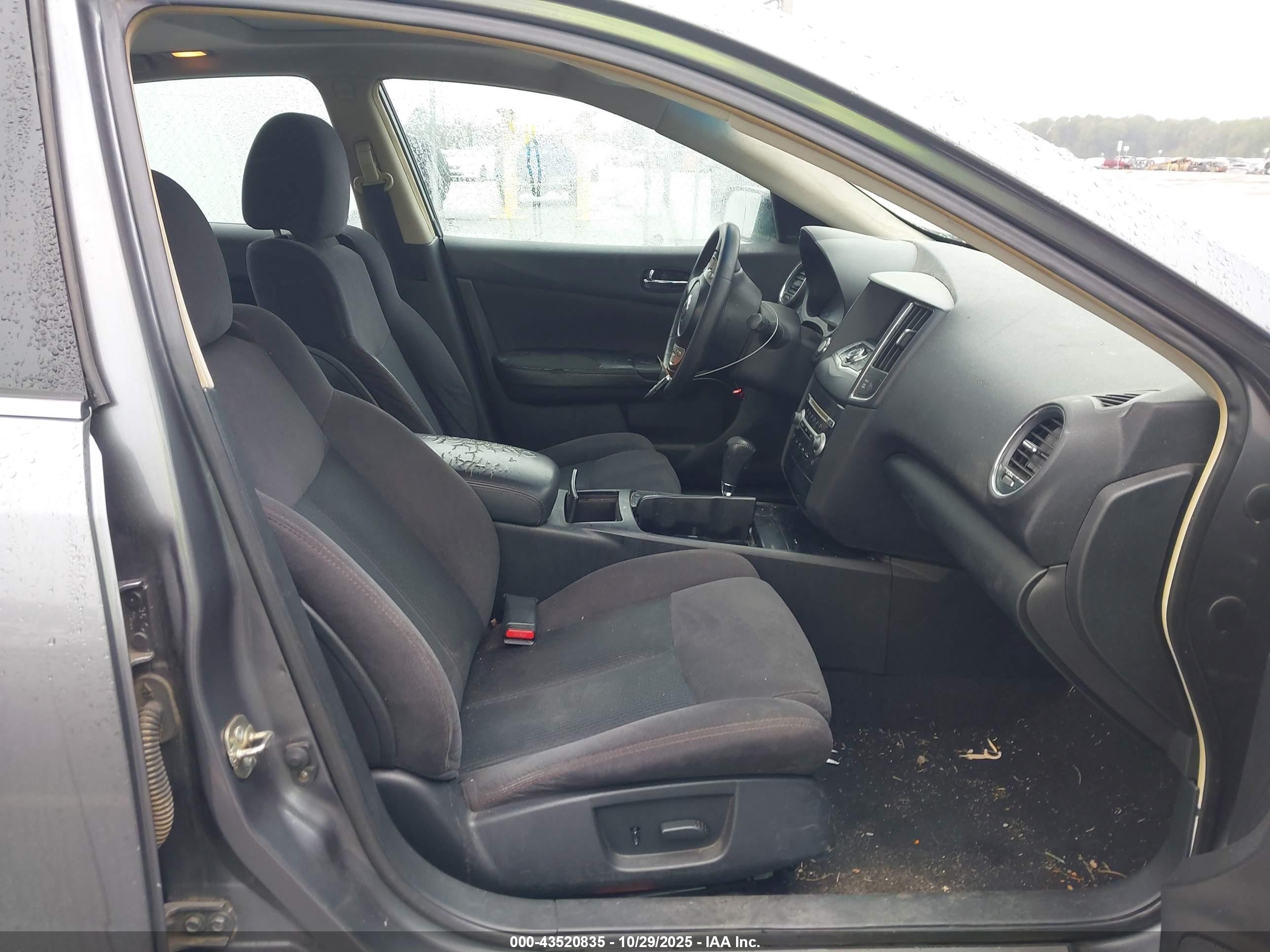 2014 Nissan Maxima 3.5 S Silver vin: 1N4AA5AP0EC436188