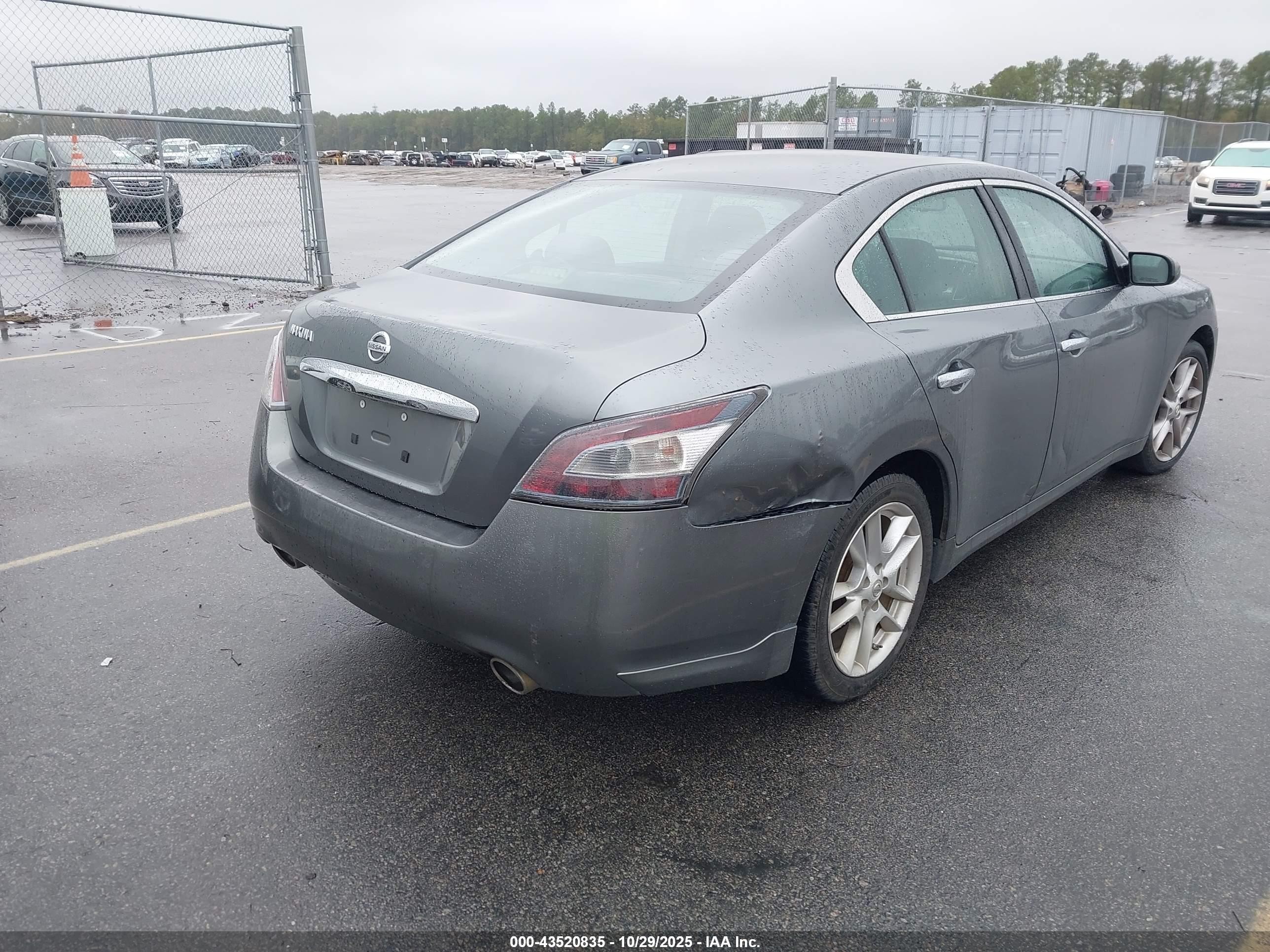 2014 Nissan Maxima 3.5 S Silver vin: 1N4AA5AP0EC436188