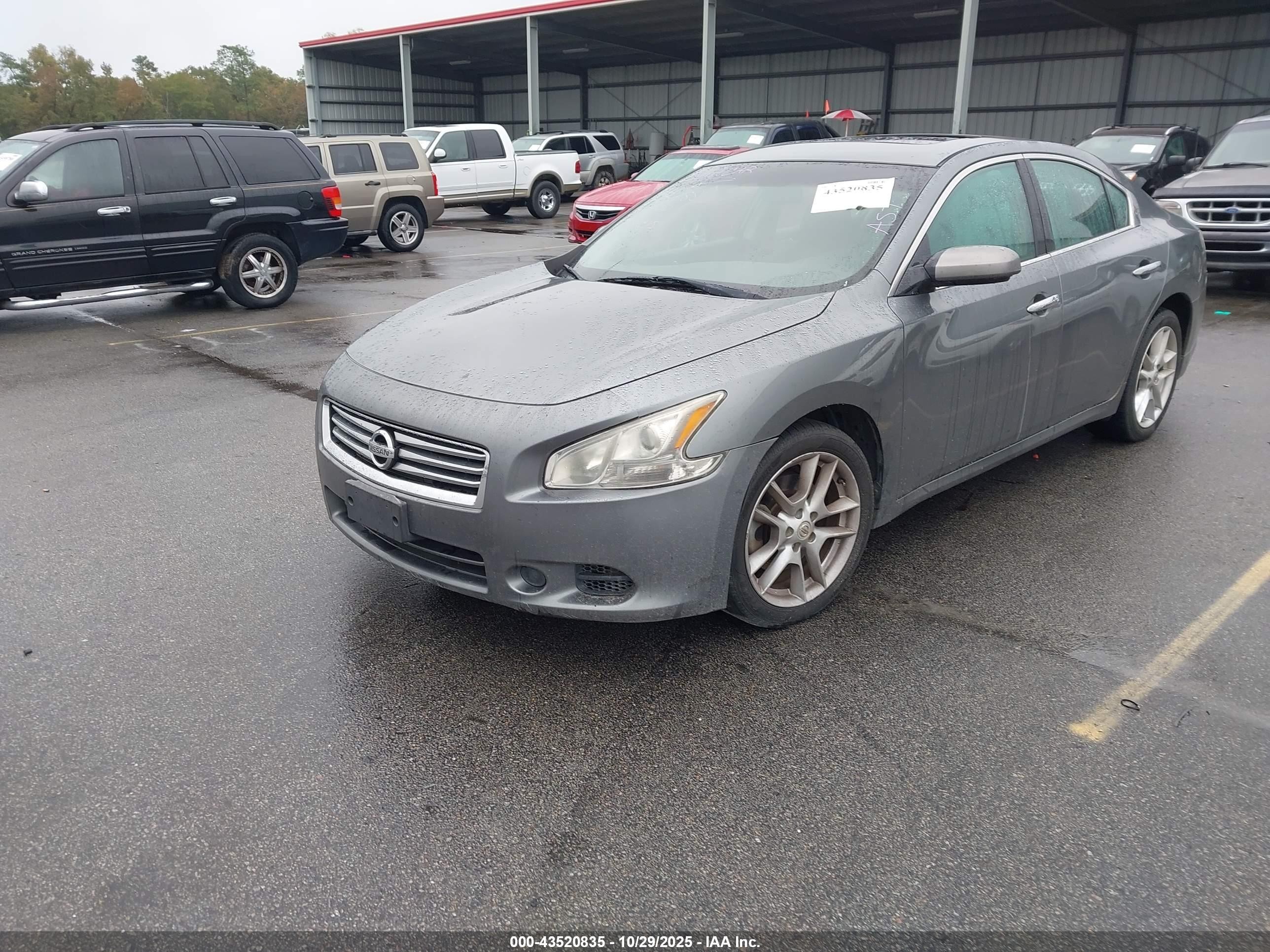 2014 Nissan Maxima 3.5 S Silver vin: 1N4AA5AP0EC436188