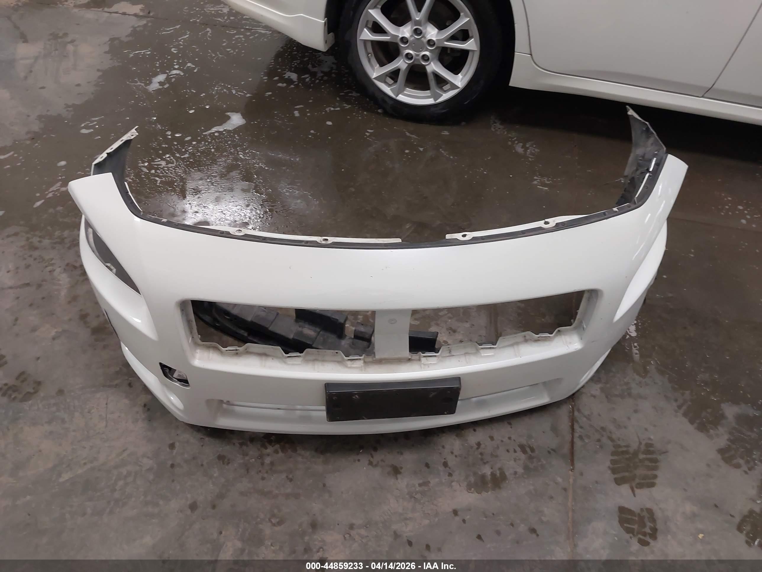 2014 Nissan Maxima 3.5 Sv White vin: 1N4AA5AP0EC441133
