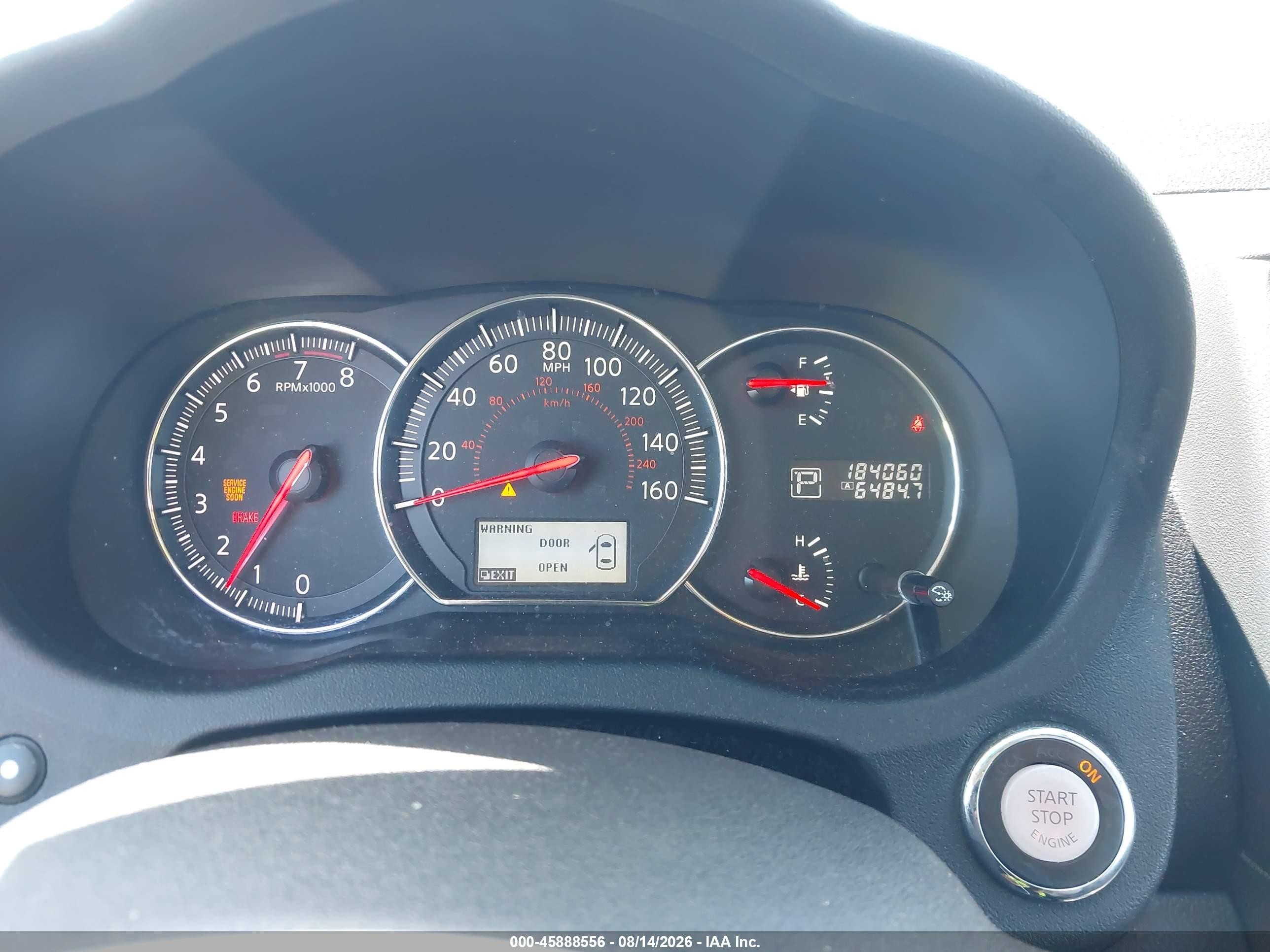 2014 Nissan Maxima 3.5 S Silver vin: 1N4AA5AP0EC441732
