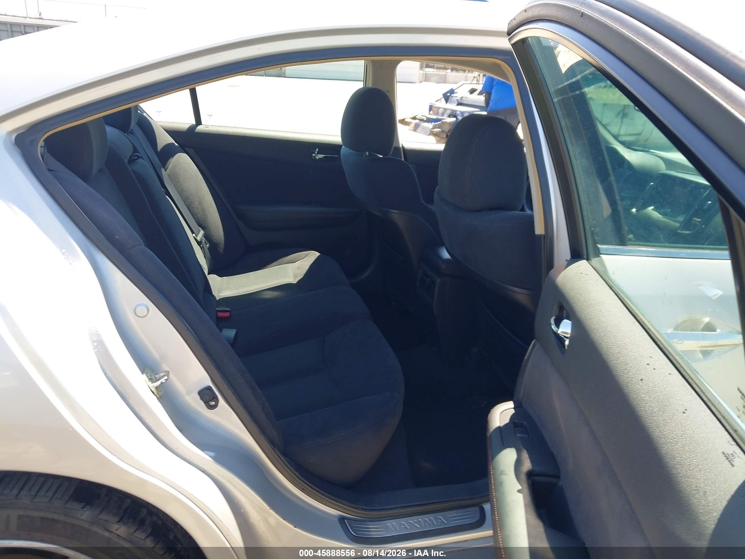 2014 Nissan Maxima 3.5 S Silver vin: 1N4AA5AP0EC441732