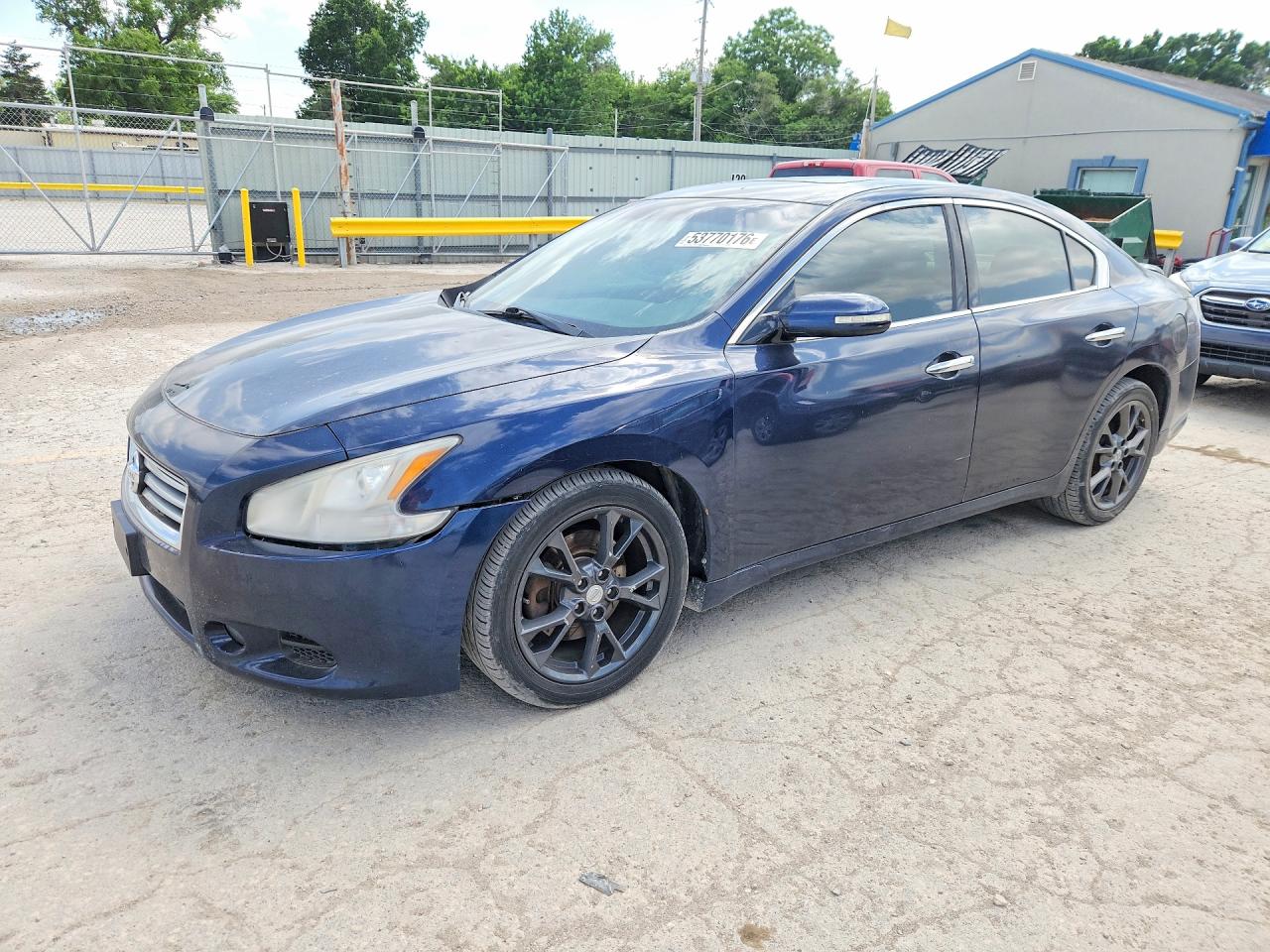 2014 Nissan Maxima S/sv Blue vin: 1N4AA5AP0EC447191