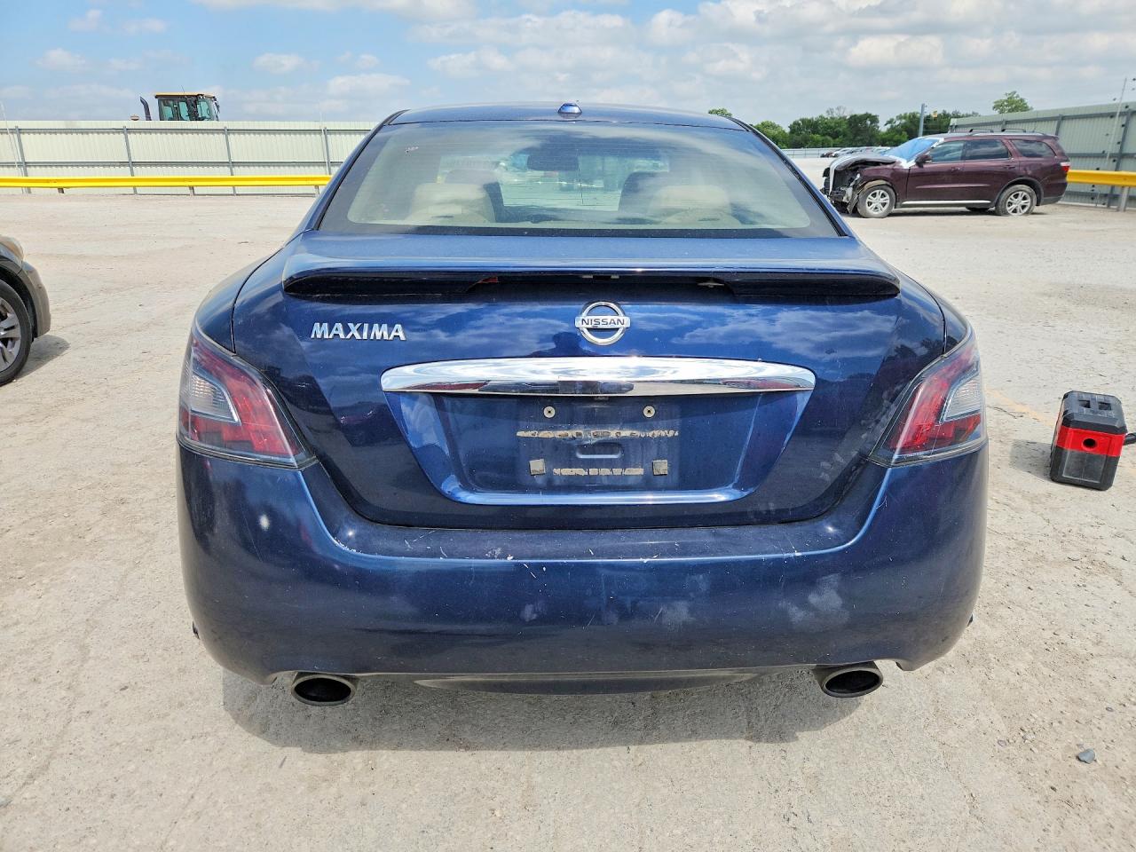 2014 Nissan Maxima S/sv Blue vin: 1N4AA5AP0EC447191