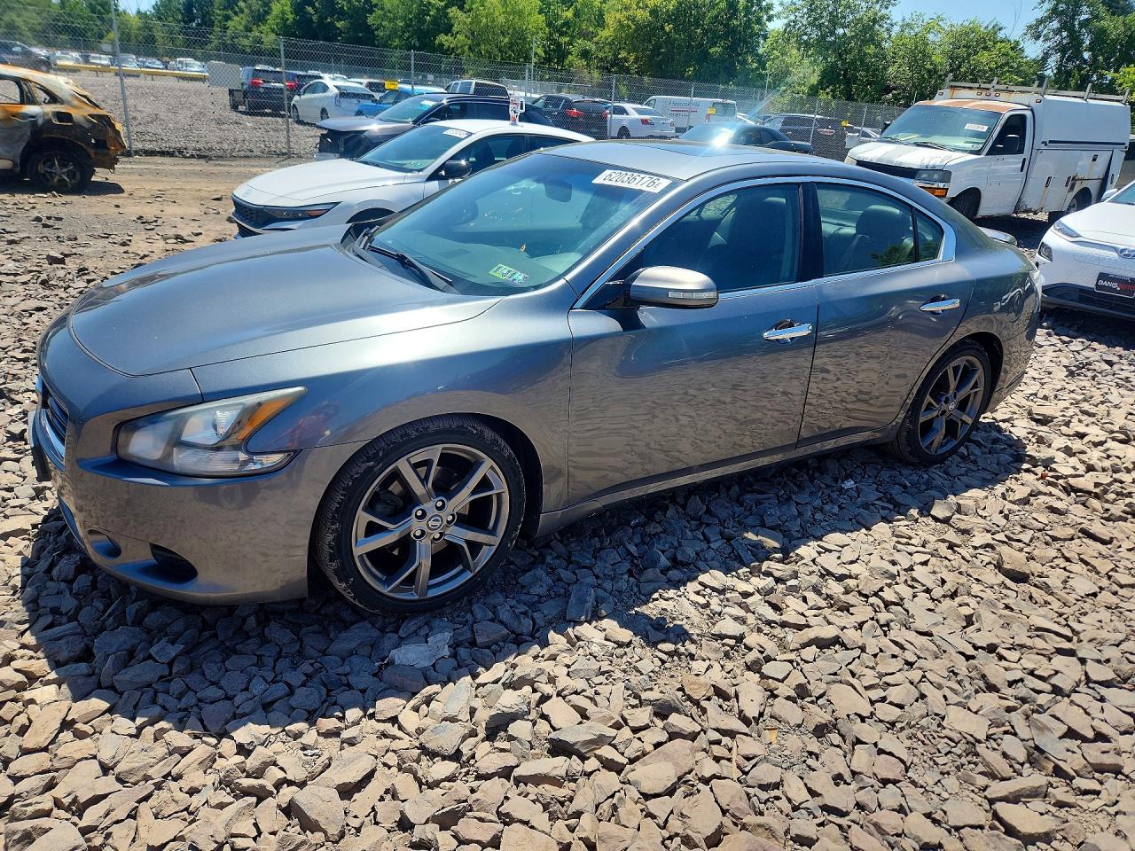 2014 Nissan Maxima 3.5 Sv Gray vin: 1N4AA5AP0EC448356
