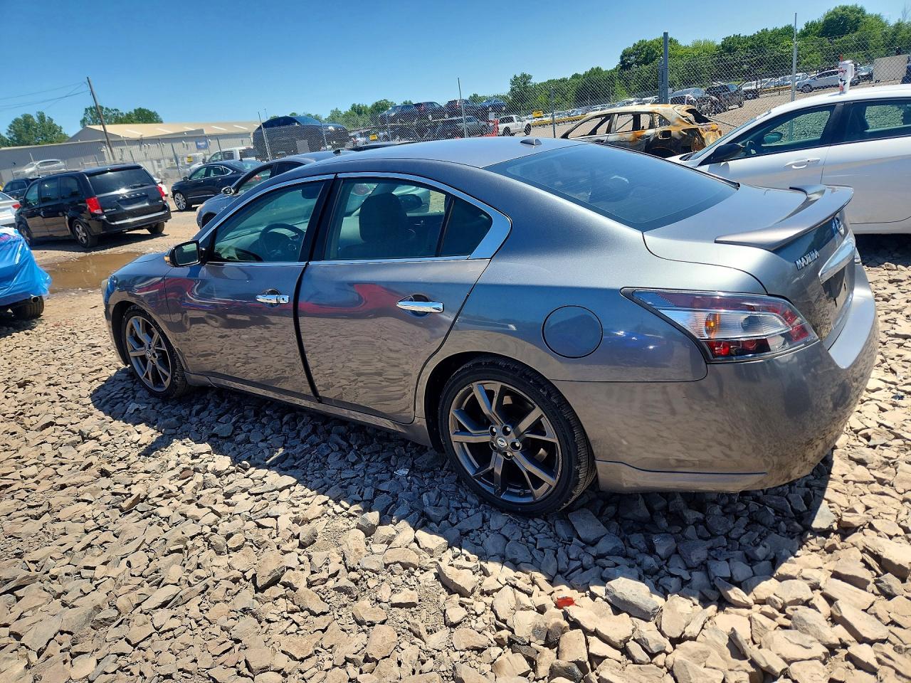 2014 Nissan Maxima 3.5 Sv Gray vin: 1N4AA5AP0EC448356