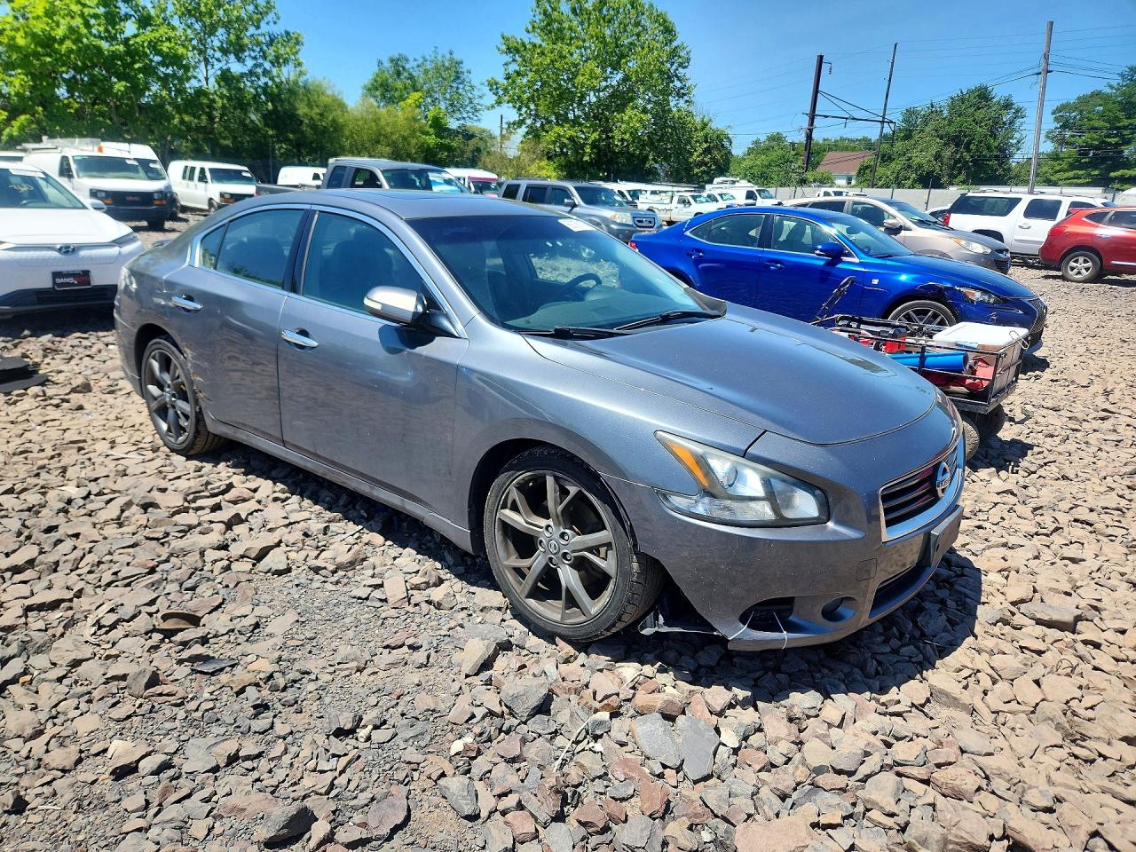 2014 Nissan Maxima 3.5 Sv Gray vin: 1N4AA5AP0EC448356