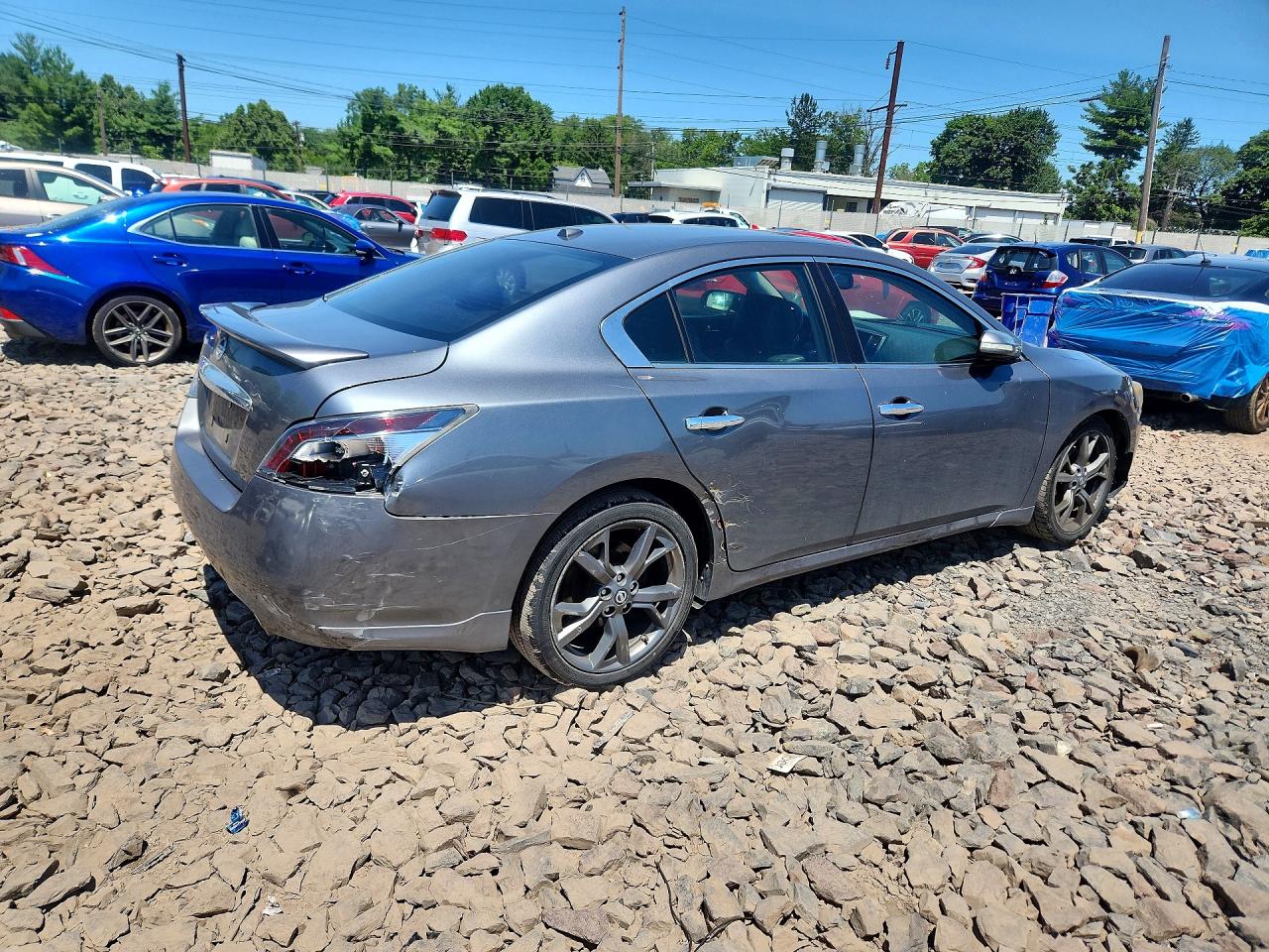 2014 Nissan Maxima 3.5 Sv Gray vin: 1N4AA5AP0EC448356