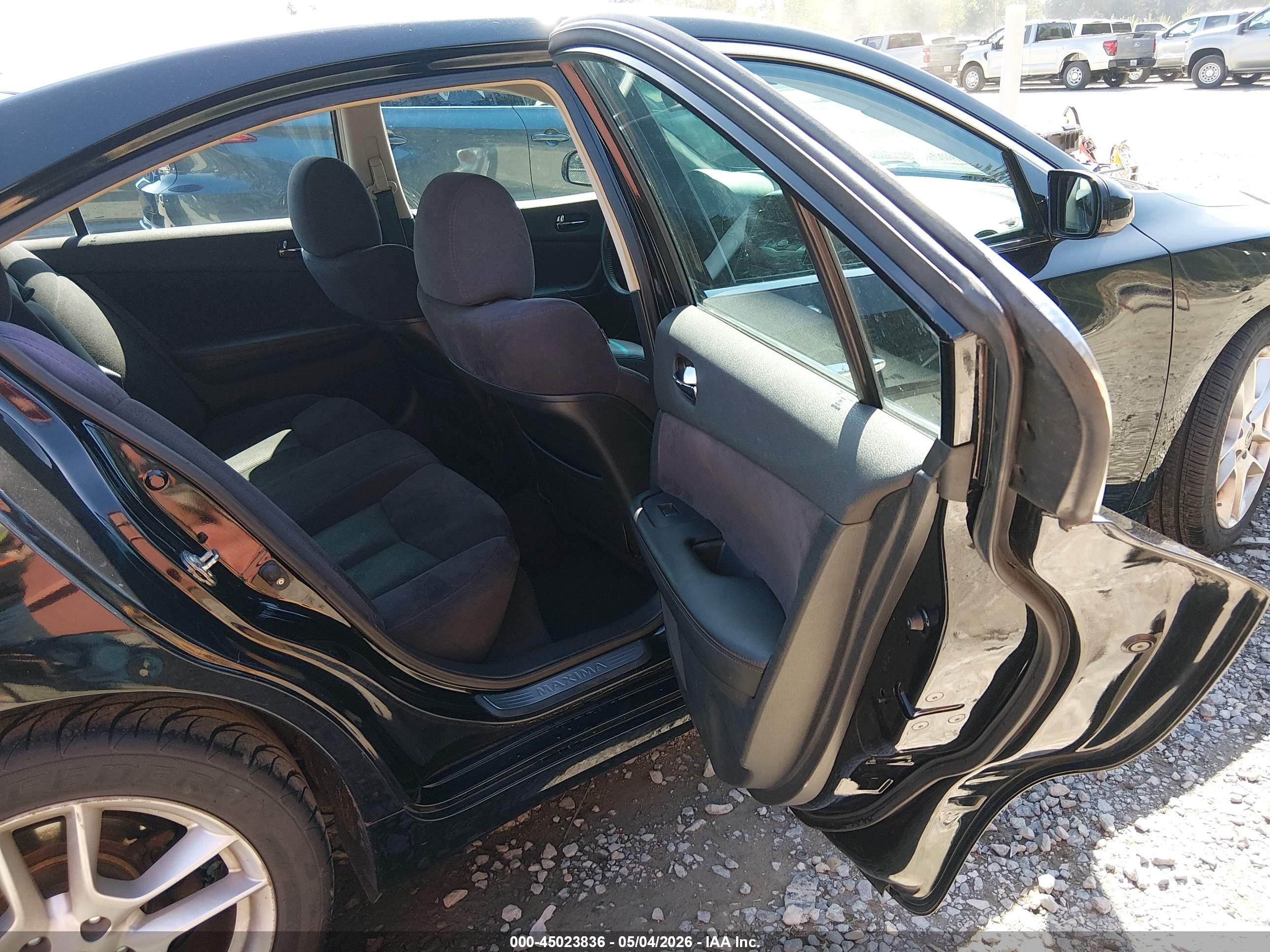 2014 Nissan Maxima 3.5 S Black vin: 1N4AA5AP0EC451421