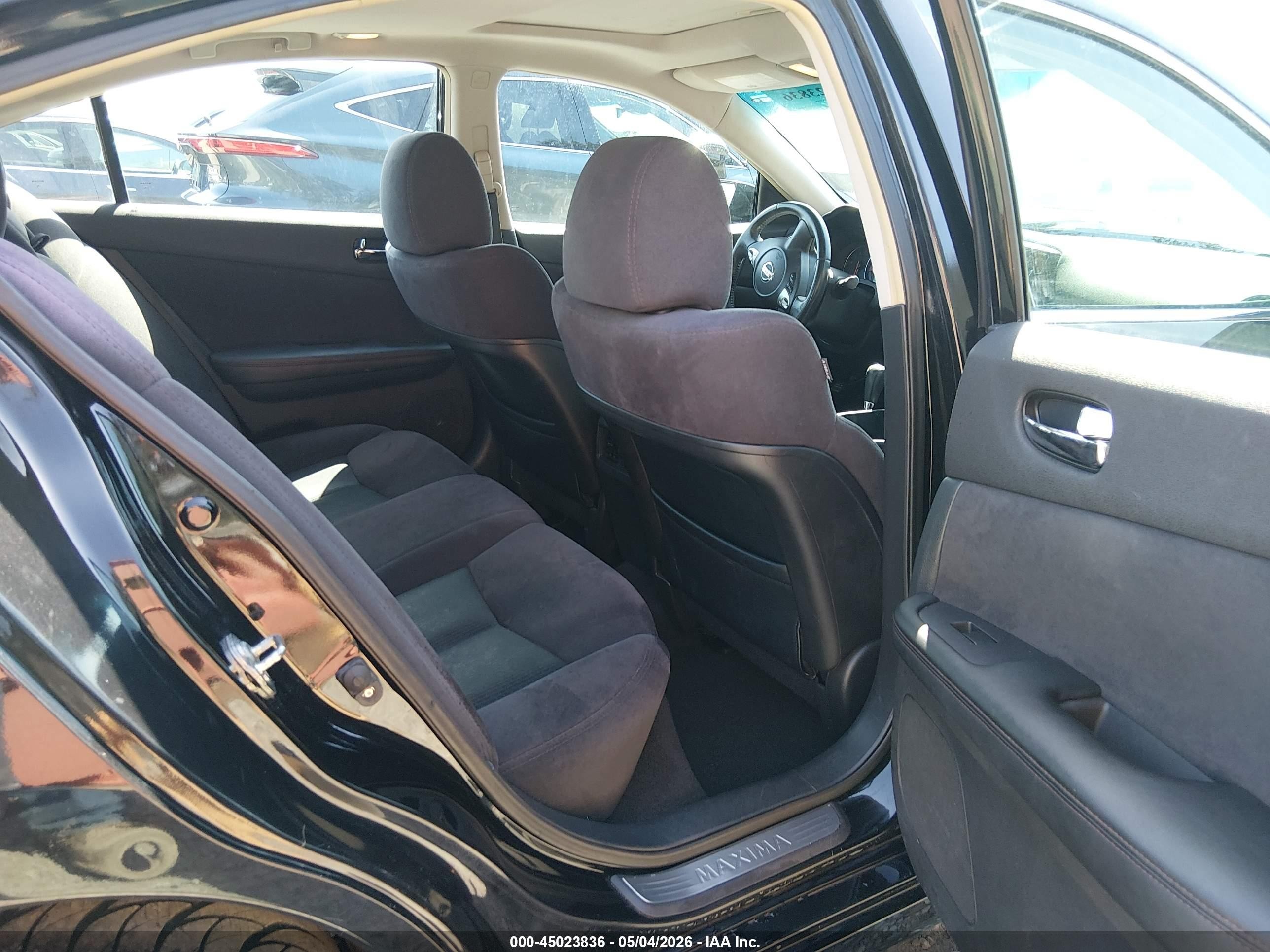 2014 Nissan Maxima 3.5 S Black vin: 1N4AA5AP0EC451421