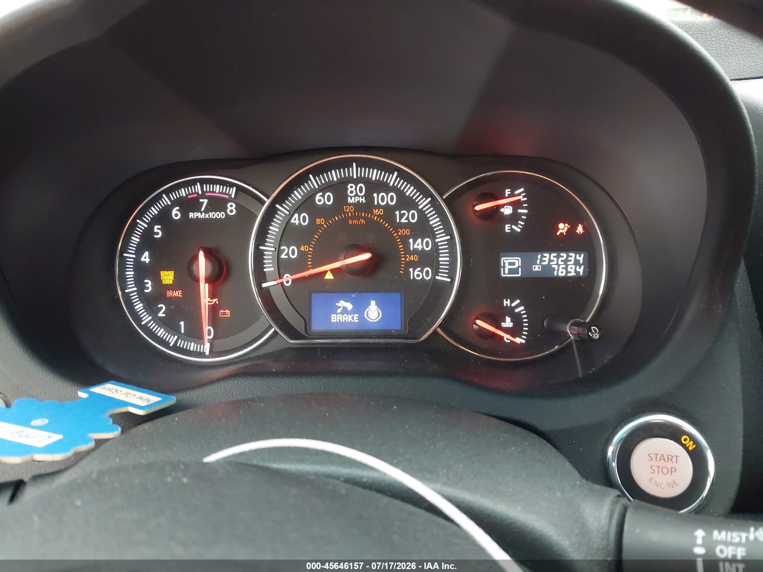 2014 Nissan Maxima 3.5 Sv White vin: 1N4AA5AP0EC453797
