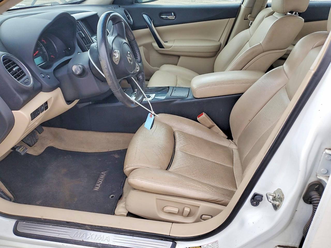 2014 Nissan Maxima 3.5 S White vin: 1N4AA5AP0EC453928