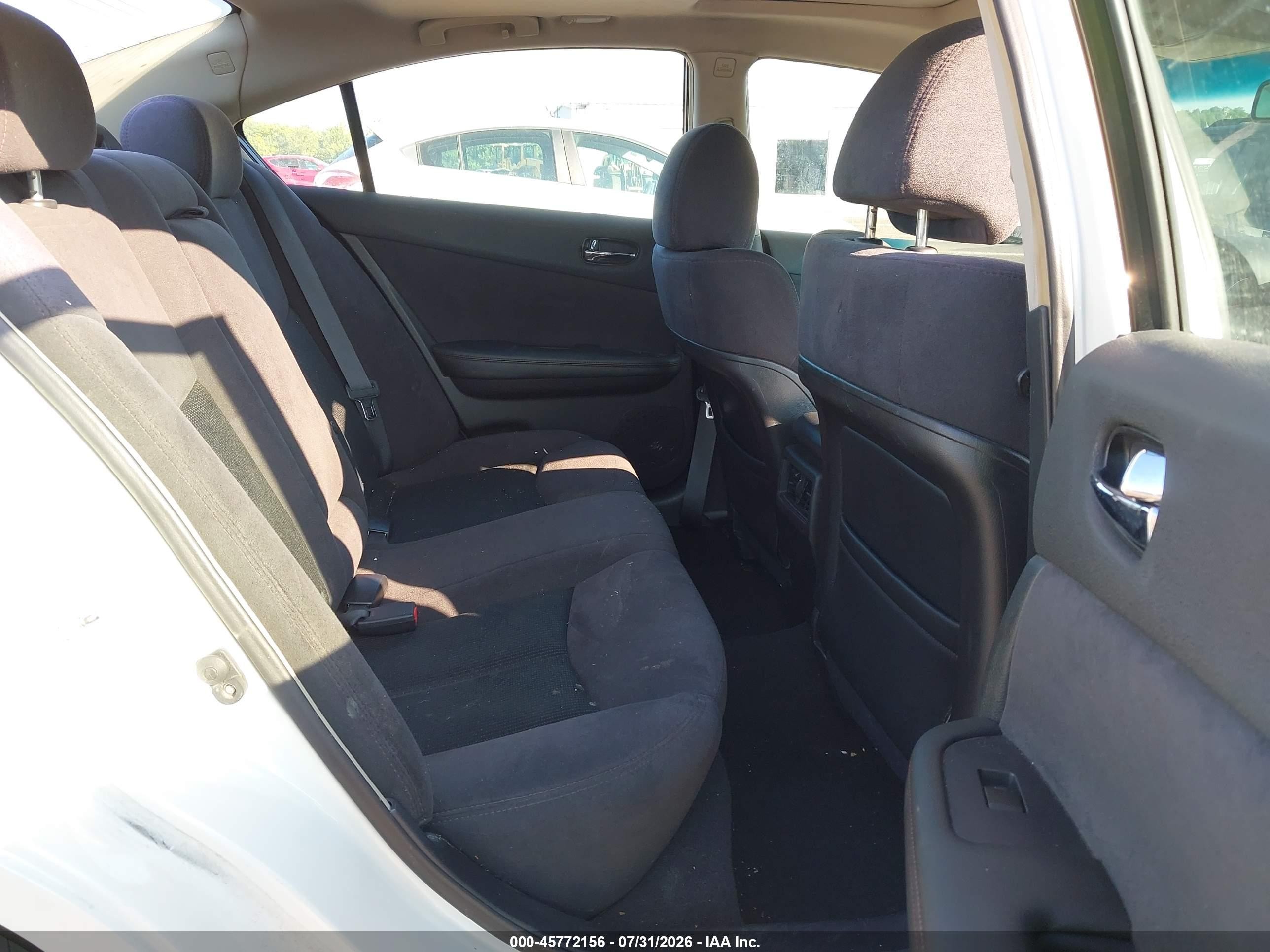 2014 Nissan Maxima 3.5 S/3.5 Sv White vin: 1N4AA5AP0EC454612