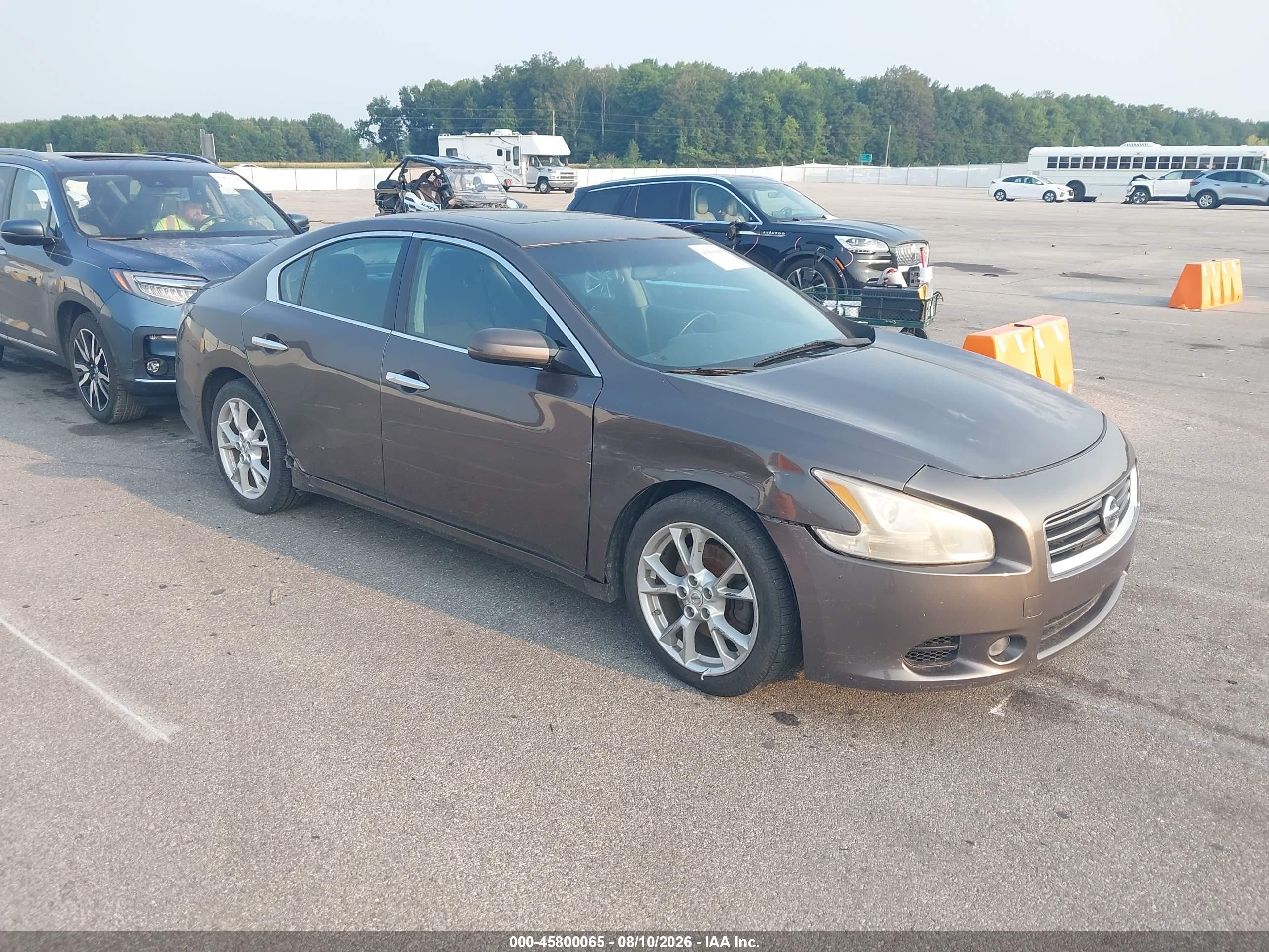 2014 Nissan Maxima 3.5 S/3.5 Sv Brown vin: 1N4AA5AP0EC457011