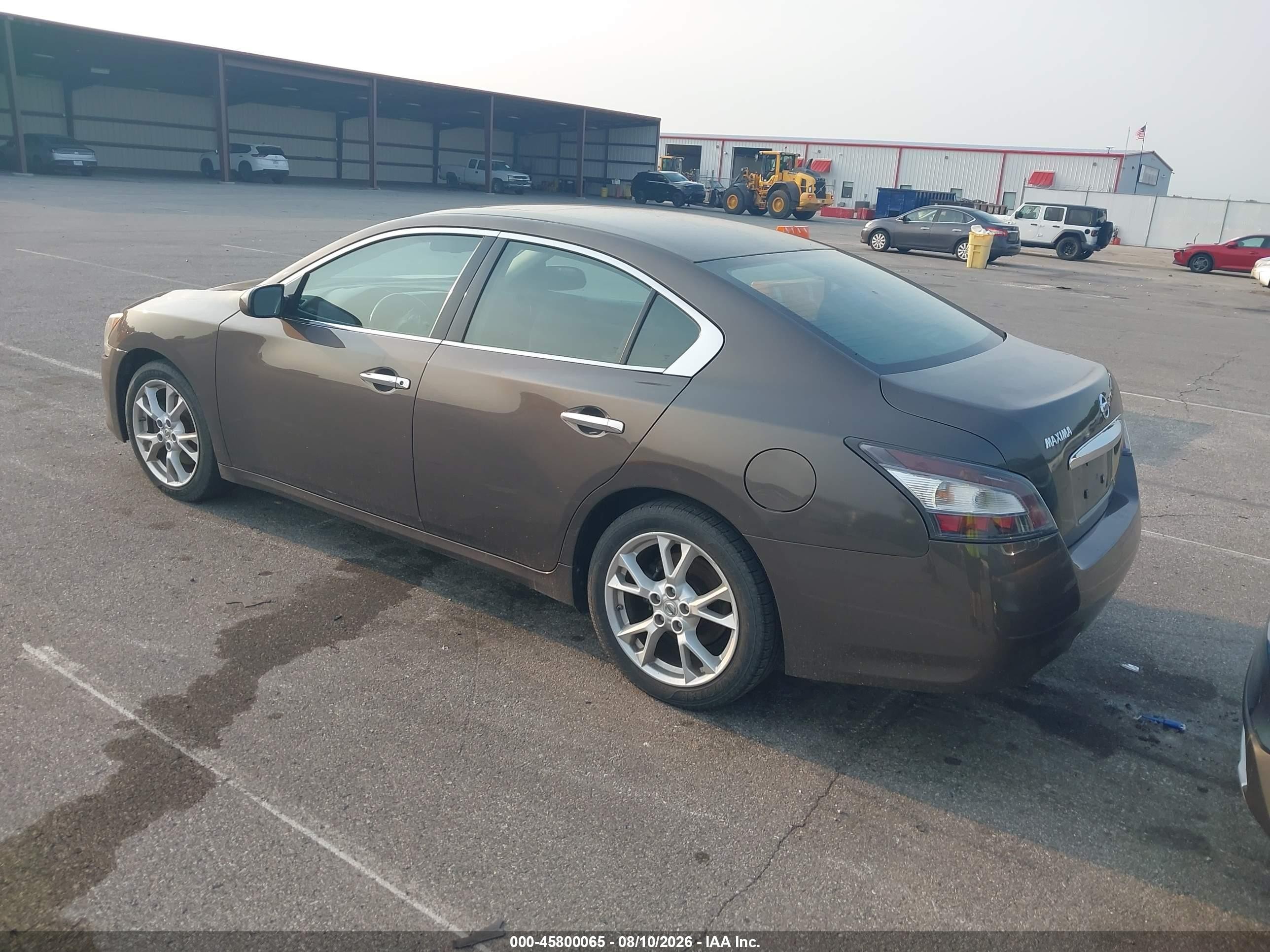 2014 Nissan Maxima 3.5 S/3.5 Sv Коричневый vin: 1N4AA5AP0EC457011