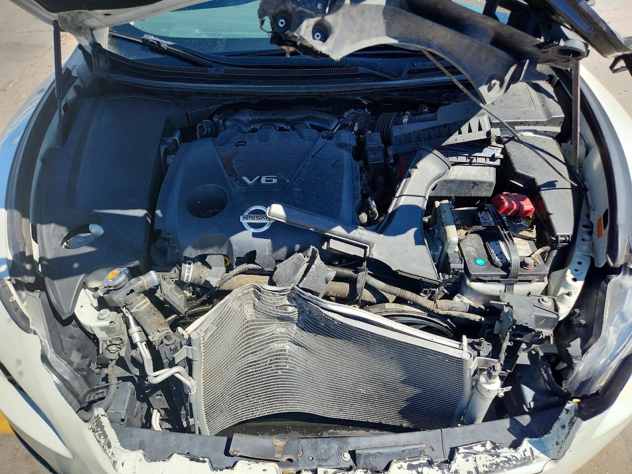 2014 Nissan Maxima 3.5 S White vin: 1N4AA5AP0EC472849