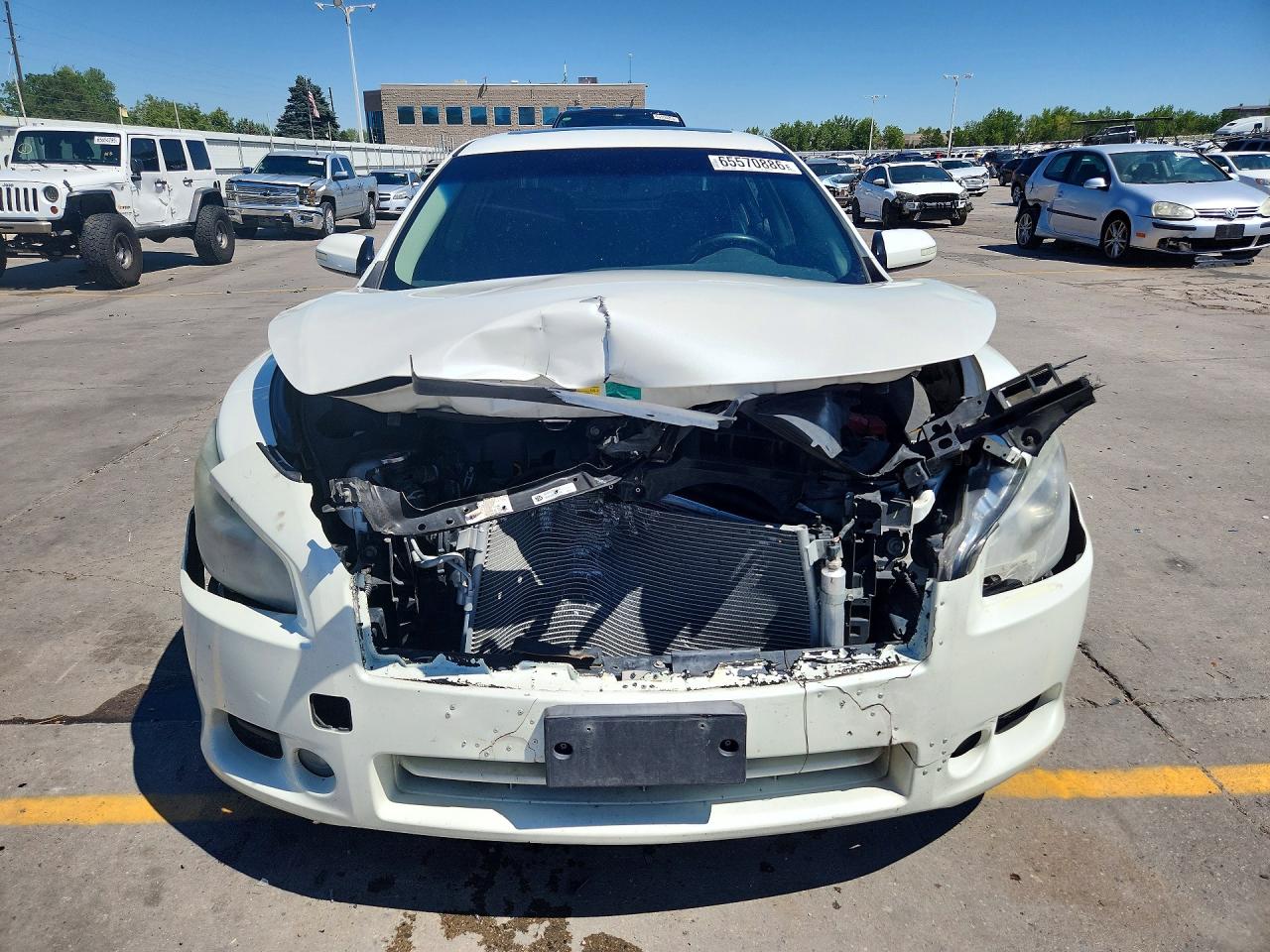 2014 Nissan Maxima 3.5 S White vin: 1N4AA5AP0EC472849