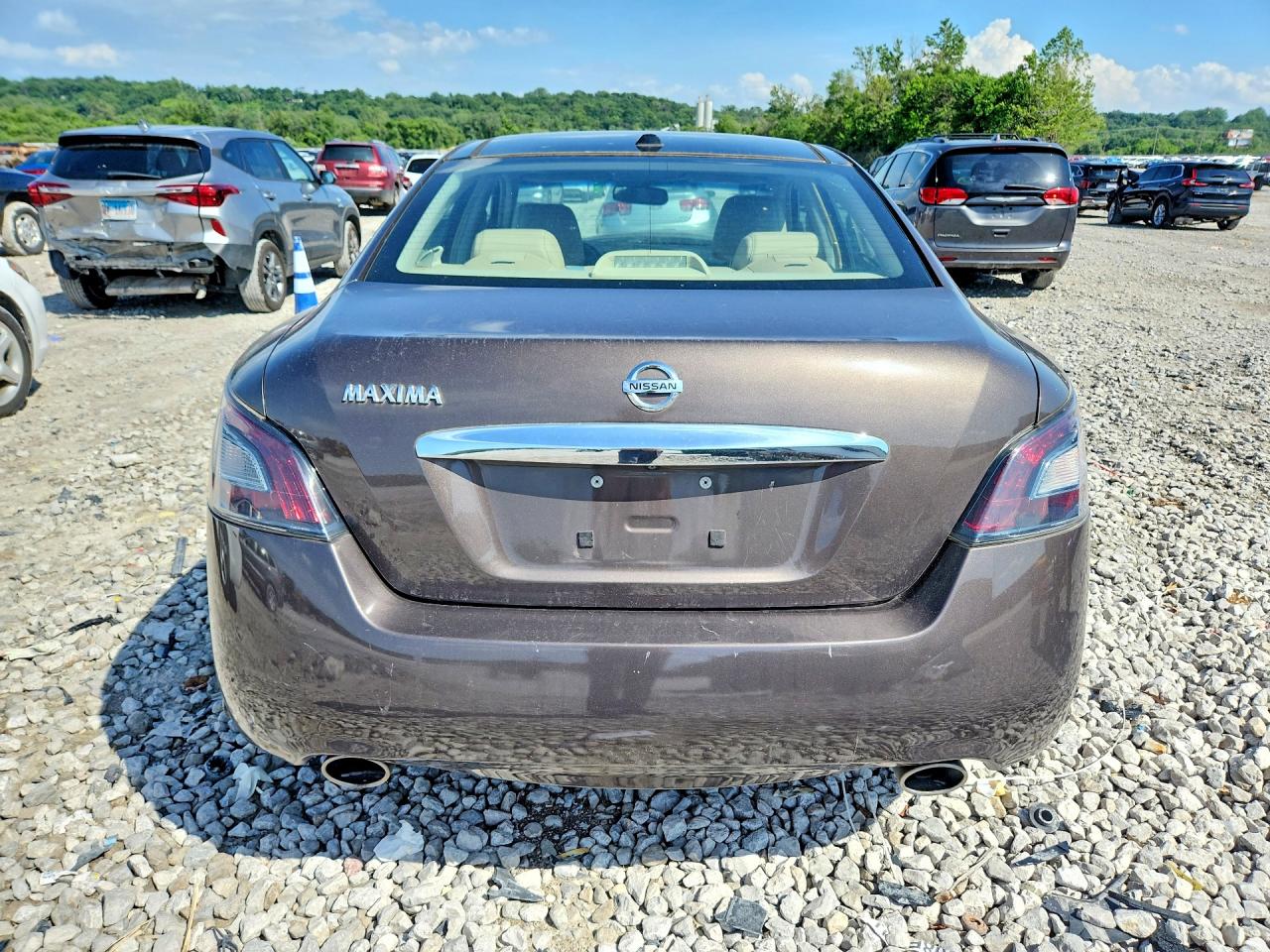 2014 Nissan Maxima 3.5 Sv Brown vin: 1N4AA5AP0EC476951